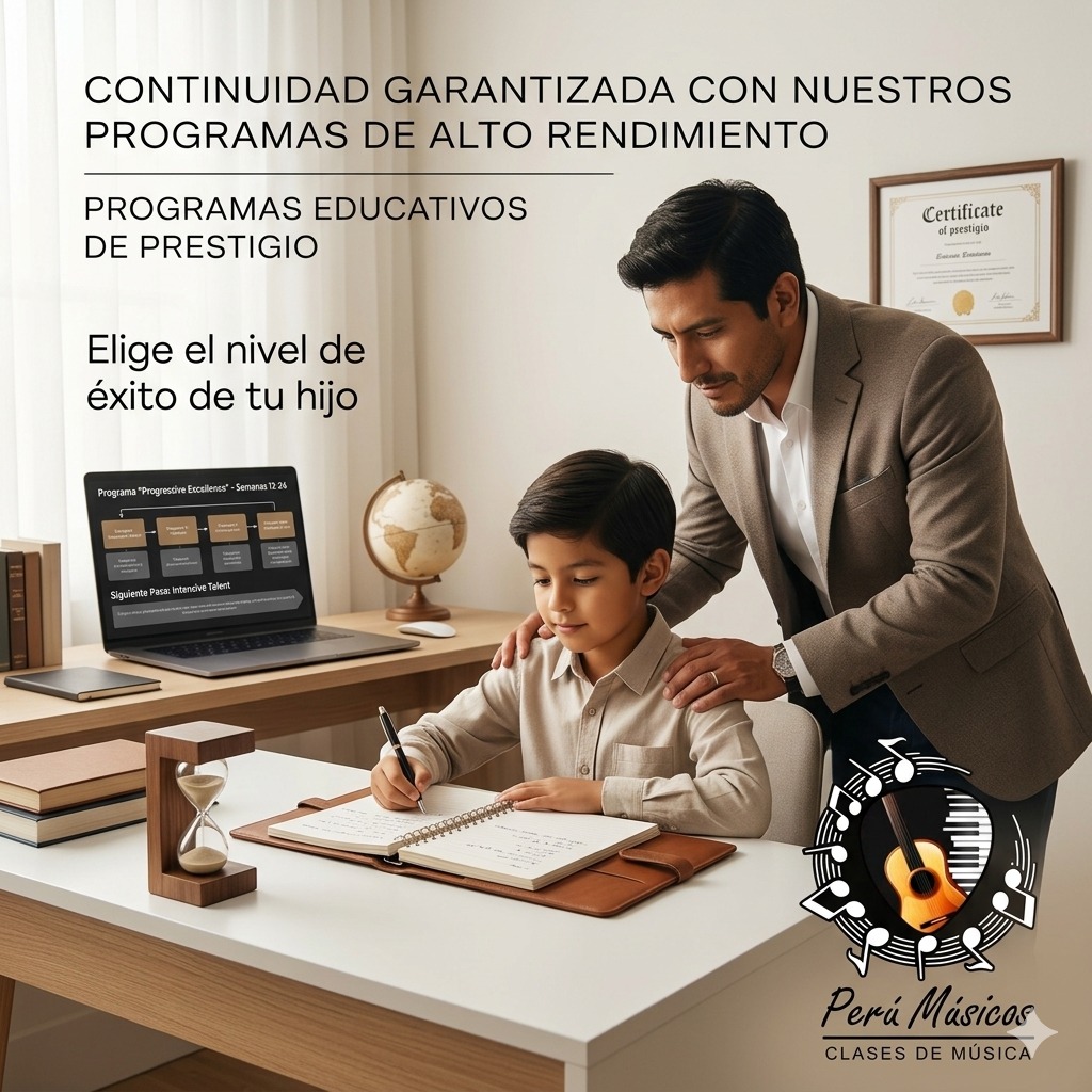 ¿Estás buscando "clases" o estás diseñando el futuro de tu hijo? 🎹
Muchos padres cometen el error de comprar "horas de música" como si fueran un trámite. En Perú Músicos, entendemos que el talento no es una coincidencia, es el resultado de un sistema diseñado para la excelencia.
Hemos simplificado nuestra formación en 4 niveles de alto rendimiento, para que no elijas un precio, sino el nivel de éxito que deseas para tu pequeño:
🔹 Musical Discovery (4h/mes): El primer paso. Ideal para evaluar la afinidad y despertar la curiosidad rítmica. (Inversión: S/ 350)
🔹 Progressive Excellence (8h/mes): Nuestro Best Seller. La frecuencia ideal para que el aprendizaje se convierta en hábito y los resultados sean visibles semana a semana. (Inversión: S/ 680)
🔹 Intensive Talent (16h/mes): El acelerador de talento. Perfecto para objetivos específicos o para que dos hermanos compartan el camino a la maestría. (Inversión: S/ 1,120)
🔹 Elite Conservatory (32h/mes): Inmersión total. El plan para familias que buscan formación de conservatorio, seguimiento psicopedagógico y preparación para recitales. (Inversión: S/ 2,176)
📍 A domicilio en Lima | 💻 Online para todo el mundo.
No importa dónde estés, la metodología que transforma la disciplina en arte llega a tu hogar.💬 Comenta la palabra "TALENTO" y te asesoraremos para elegir el programa ideal para tu familia.
www.perumusicos.com
Reserva tus clases al Whatsapp https://wa.me/51922168421 y https://wa.me/51984150584 ¡Esperamos verte pronto! ✅
#PeruMusicos #EducacionMusical #ClasesDeMusica #PianoADomicilio #GuitarraOnline #DesarrolloInfantil #PNL #MusicaLima #FormacionIntegral #ExitoInfantil