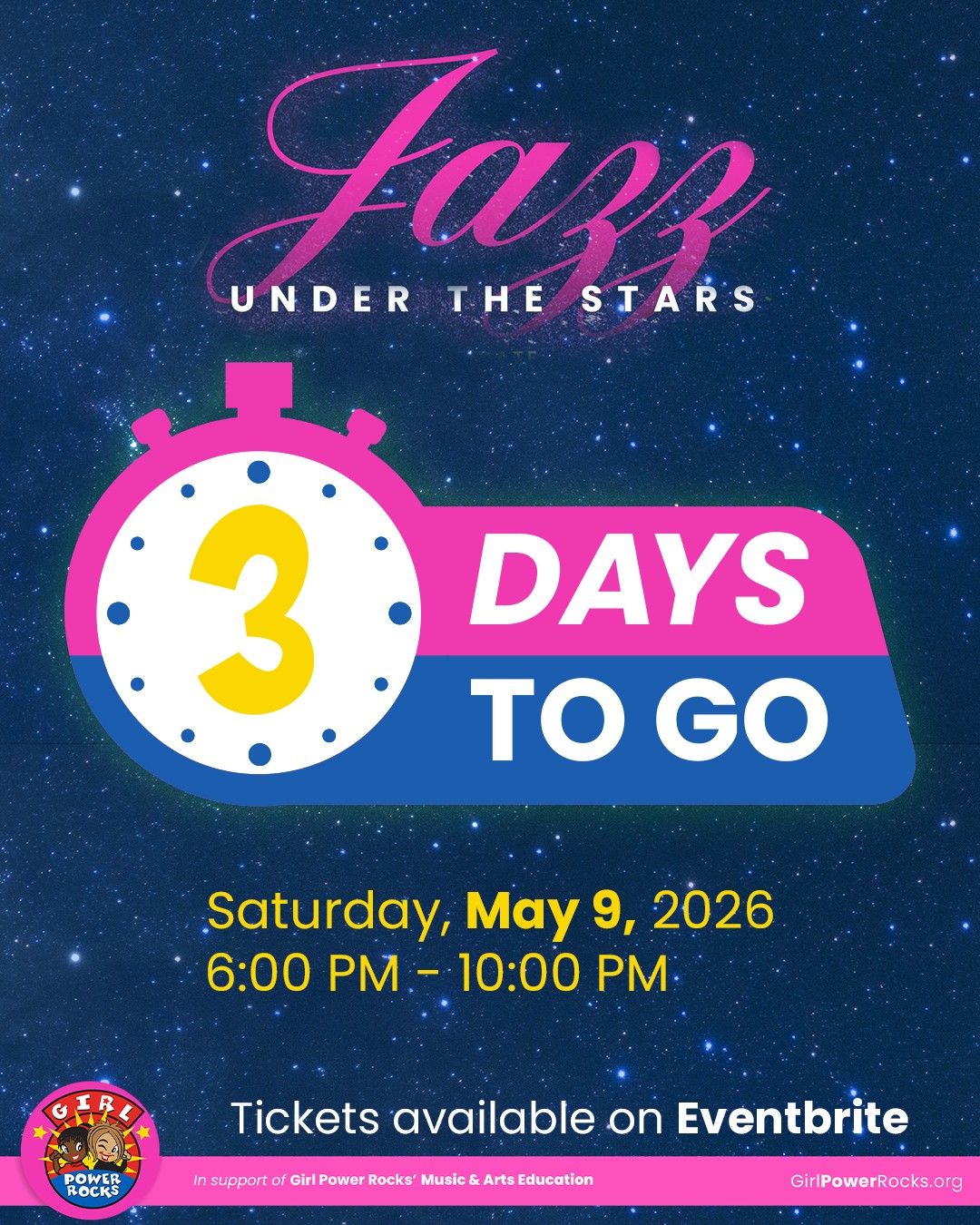 Still looking for the perfect Mother’s Day gift? Treat her to live jazz, great company, and a meaningful cause supporting Girl Power Rocks.
Only a few tickets left. Secure yours today.
⏰Saturday, May 9 | 6–10 PM
🔗Tickets: Check link in bio!