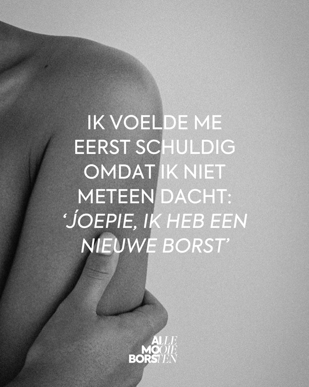Ik voelde me eerst schuldig omdat ik niet meteen dacht: ‘joepie, ik heb een nieuwe borst’. Moest echt wennen aan dat het allemaal zo anders voelt. Ik baal ook ontzettend dat het gevoel in mijn ene borst gewoon weg is.
Lees het hele verhaal van Gila in het nieuwste artikel op onze blog.
https://www.allemooieborsten.nl/post/ontboezemingen-fuck-it-dit-is-mijn-lijf-en-ik-leef
🧡
#allemooieborsten #borstkanker #gereconstrueerdeborsten #DIEPflap #keuzevrijheid