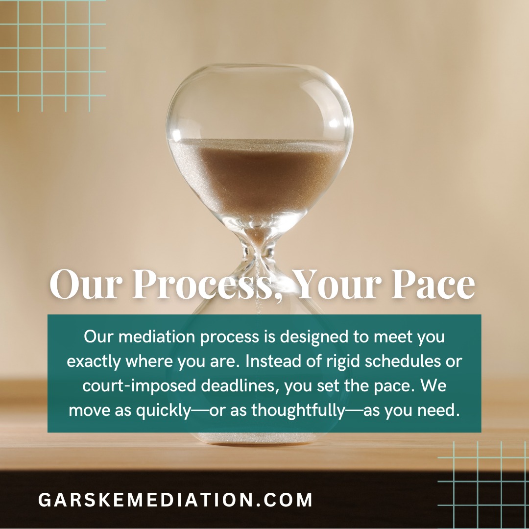 Your Process, Your Pace
Thereās no āright timelineā for divorce.
Some people need time to process. Others want to move forward quickly.
Mediation meets you where you are.
You set the pace.ļæ½You make the decisions.ļæ½You stay in control.
Start your process at garskemediation.com
-
#garskemediation #diydivorce #divorcemediation
#divorcecolorado #separation #DivorceSupport