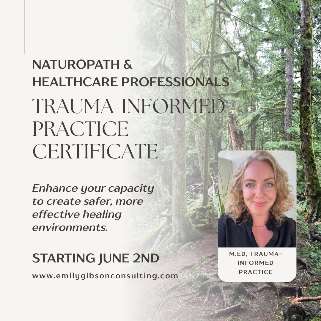 One of the associations I think people have about trauma-informed care is that it is a “nice-to-have” and not a “need-to-have”. And I mean I get it.
➡️ 🧐 Can you do your job without being trauma-informed? Totally.
➡️ 🧐 Can you do your job better - aka decreasing risk of burnout, increase impact, improving patient/student/engagement outcomes - with trauma-informed approached? 100%.
💁♀️ To me it just makes sense efficiency-wise. I’m already working hard trying to achieve my work goals of helping people in some way through my services and maintain my well-being at work - so why wouldn’t I do so in a way that supports both of those things with relatively little burden on my end to do so?
⚕️ And when we think about the #healthcare system - which is already stressed as are many other sectors - why not do something simple and often quite low cost that can transform outcomes?
I mean that’s just me though. I’m a ♑ capricorn rising and ♍ virgo sun and we vibe with efficiency like no other and are completely service-driven. 🤷♀️
If you want to have a chat about how a #traumaresponsive approach can support your work (health care, school, community not-for-profit) feel free to reach out.
If you’re a healthcare professional, I’m hosting my certificate program beginning June 1st. It’s approved for continuing education credits for #NaturopathicPhysicians in BC, Alberta, Ontario and Nova Scotia! AND the early bird pricing ends today.
You can also join the waitlist for future non-healthcare cohorts!
#professionaldevelopment #impact