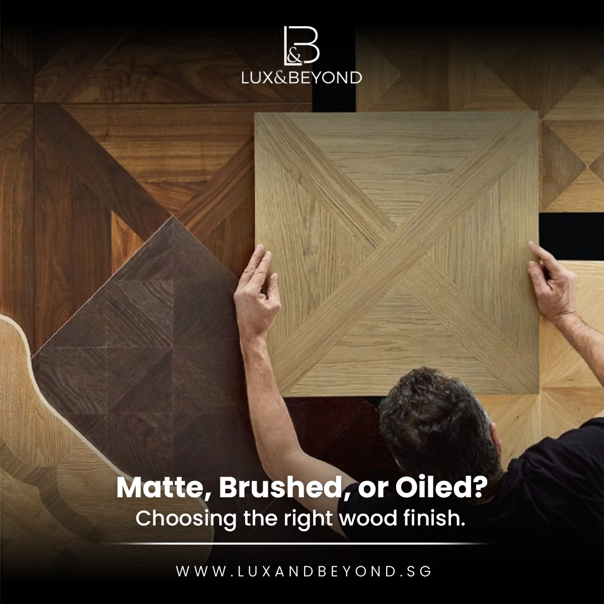 The finish of a wood floor influences far more than its appearance. ๐ชต
Different surface treatments can affect durability, maintenance, and how the material ages over time.
โข Matte finishes offer a soft, contemporary look with minimal light reflection.
โข Brushed finishes highlight the natural grain and add subtle texture.
โข Oiled finishes enhance depth and allow the wood to develop character with age.
Choosing the right finish ensures your flooring performs beautifully while maintaining its natural elegance.
At Lux & Beyond, our Italian parquet collections offer carefully crafted finishes designed for both beauty and longevity.
Explore our flooring collections:
๐ https://www.luxandbeyond.sg/
๐ง info@luxandbeyond.sg
๐ +65 6926 8294
#ItalianParquet #WoodFlooringSG #luxuryflooring #interiormaterial #EuropeanCraftsmanship #LuxAndBeyondSG #LuxuryHomesSG