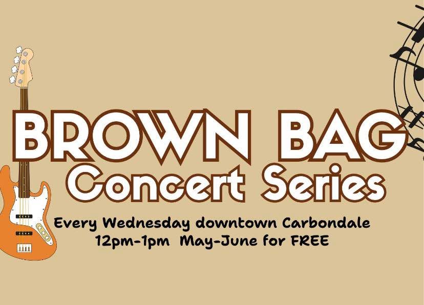 The Brown Bag Concert Series starts this Wednesday, May 6th. Stop by the Branch and get your favorite entree or snack to go, and enjoy the show across the street in the Pavilion! We’re open Wednesday through Sunday, 9-3, 100 E. Jackson, Carbondale.