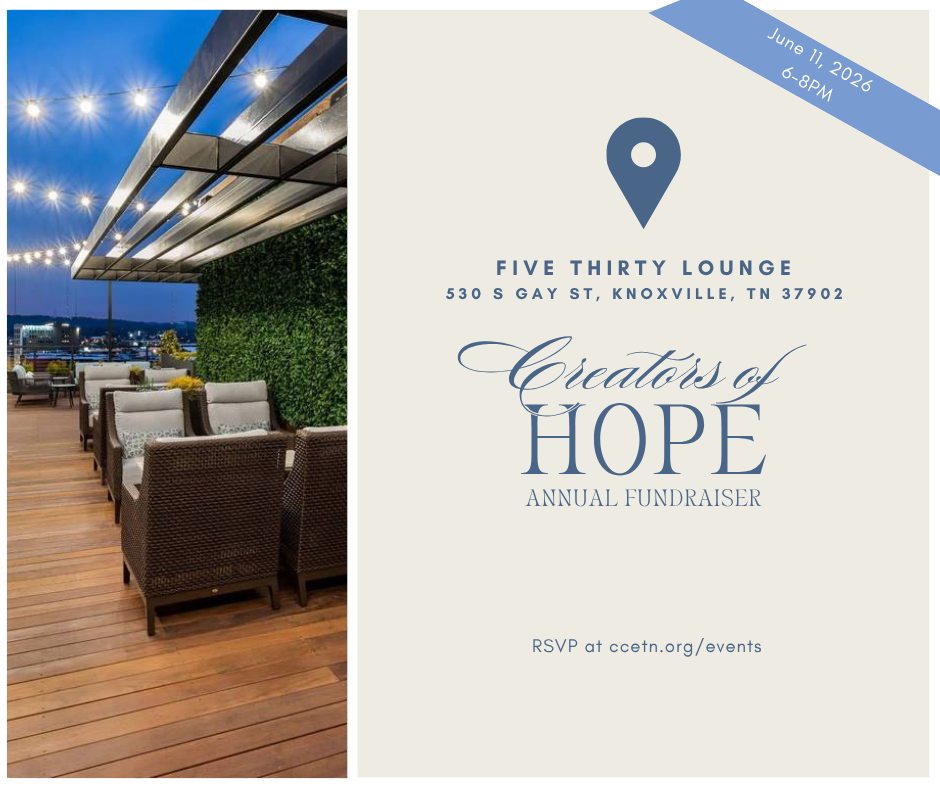 We’re bringing our community together for a cause that matters — and we’d love for you to be part of it!
Join us for Creators of Hope Knoxville - Annual Fundraiser happening on Thursday, June 11th from 6-8pm to learn more about our programs, make a difference and connect with amazing people. Reserve your spot today — every sign-up helps us get closer to our goal!
#catholiccharities #fundraiser #ccetn