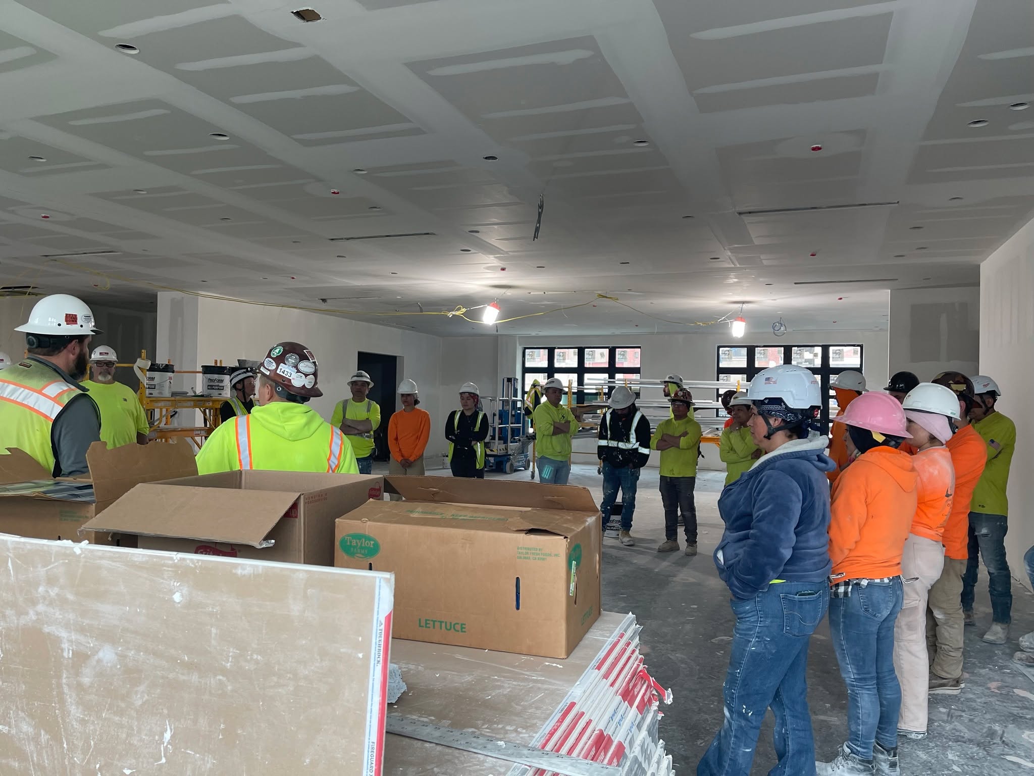 @constructionsafetyweek Day 3, this time in Portland, Maine at our dual-branded @moxyhotels & @residenceinn by @marriotthotels project — a 5-story, 148-room hotel opening Summer ’26. 🦺
This year’s theme, “All in Together,” was on full display as teammates from all backgrounds came together to focus on jobsite safety. Special thanks to our Safety Director and Spanish-speaking crew members for helping lead and translate discussions so every team member could participate and learn. That’s what being All in Together means at Metro.👏
Matthew Gifford, Michael Mobley
Project Team: @proconinc, Denron Group, Wayne J. Griffin Electric, Inc., All Temperature Service Air Conditioning, Inc. (ATS), Hampshire Fire Protection Inc., Co.
#MetroWalls #Construction #SafetyWeek #AllInTogether