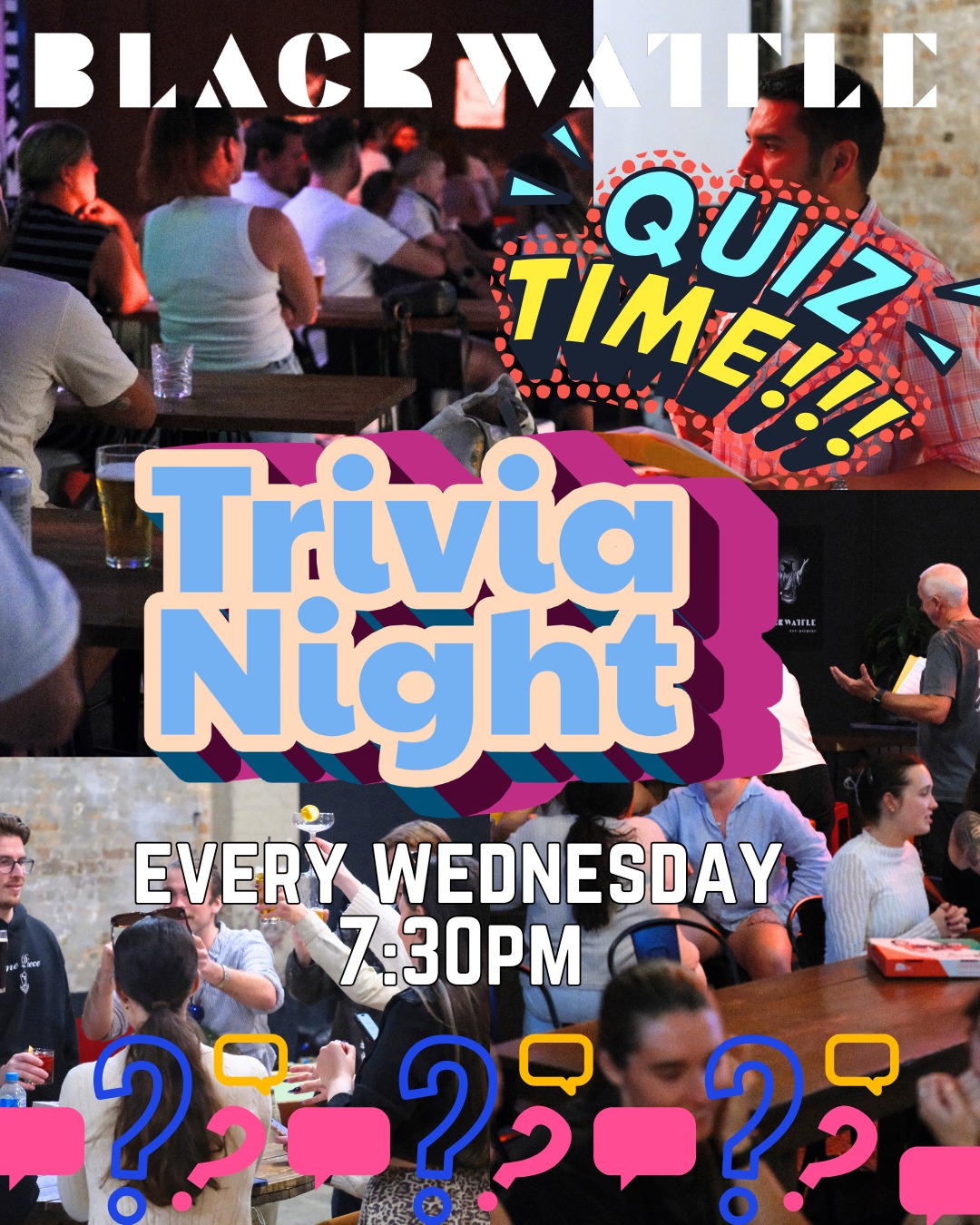 Every Wednesday at 7:30pm come join us for trivia, great beers, great food and an even better time. Prizes to be won for not just the top 2 teams. We will have pizza served from @asliceofitalysydney . Really excited to have you all back.
Can't wait to see you there!!
Bookings are not required, but will ensure we have a table set up for you. The booking form is linked on our website
#trivia #trivianight #livemusic #sydneylivemusic #independentbrewery #sydneybrewery #alexandriabrewery #australianbrewery #australiancraftbeer #craftbeer #beerandmusic #livemusicbar #livemusicbrewery #localbeer #sydneylocalbeer #blackwattlebrewery #alexandria #alexandriabrewery #beer #music #sydneybar #sydneybeer #alexandrialocal