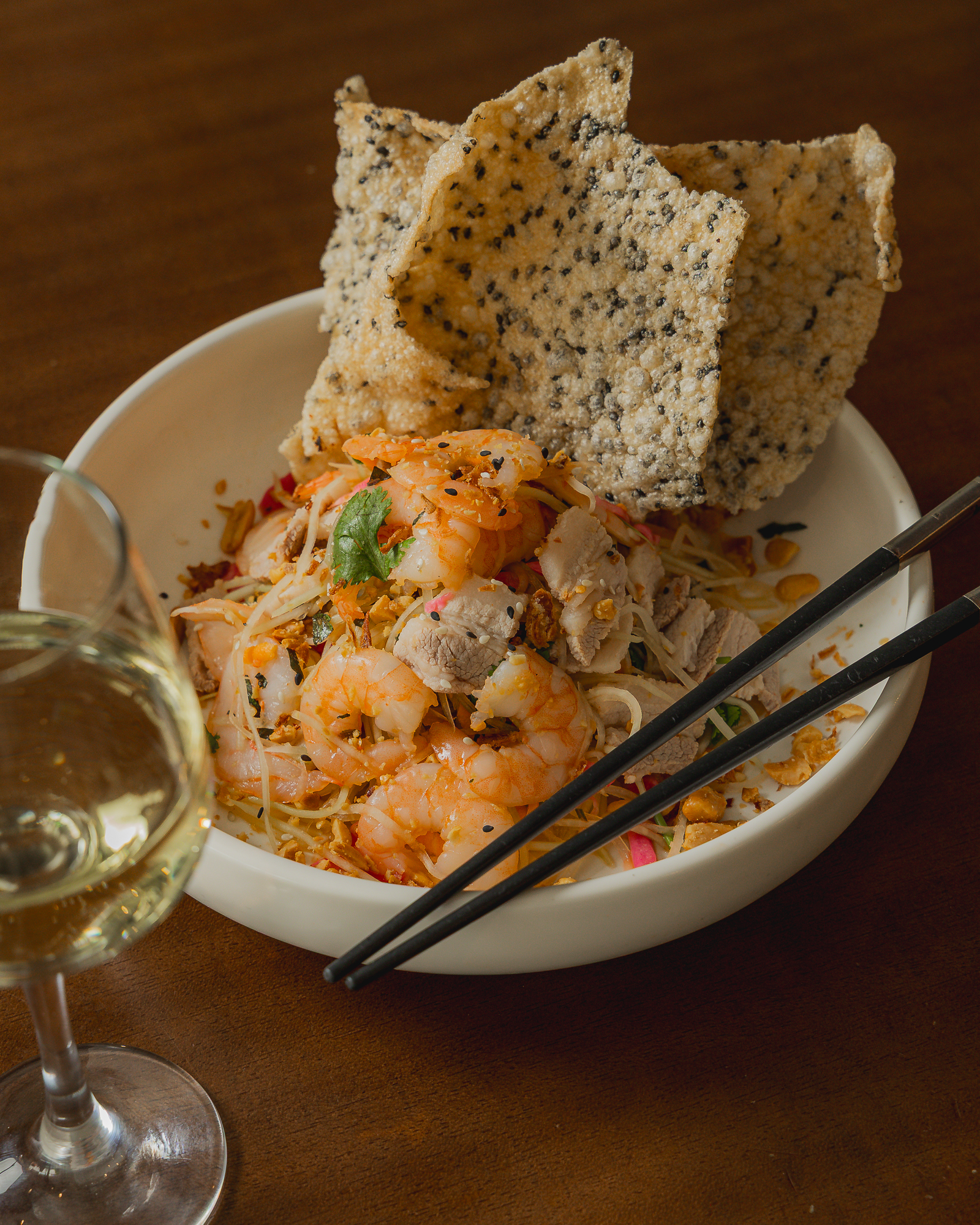 Light, fresh, and seriously tasty.
Our Pork & Prawn Papaya Salad is the ultimate flavour-packed bite.
Come get your crunch on at Chill Restaurant today.