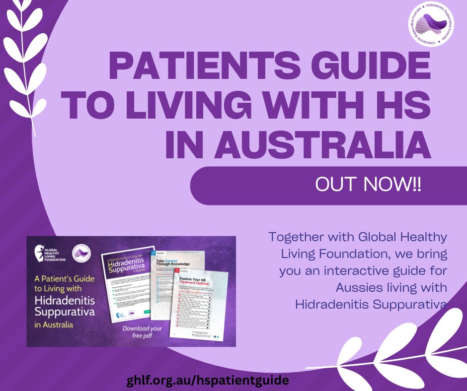 💜 💜 BIG NEWS FOR THE HS COMMUNITY 💜 💜
Together, with Global Healthy Living Foundation, we are so proud to launch the Australian Patient Guide for Living with Hidradenitis Suppurativa 💜
HS affects around 1 in 150 Australians, yet so many people are still navigating this condition without clear guidance, support, or understanding.
This guide was created for our community, by our community.
It is here to help people living with HS feel:
💜 Seen
💜 Supported
💜 Informed
Inside, you’ll find:
✔️ Practical tips for managing HS day-to-day
✔️ Treatment pathways explained
✔️ Support options in Australia
✔️ Real insights from people who truly understand
This free resource is a valuable roadmap for all individuals affected by HS. It covers all stages of their journey from initial symptoms onwards and includes information about access to treatments, family planning and pregnancy, the Australian healthcare system, daily living with HS and much more.
This is more than just a guide, it’s a step towards better awareness, earlier diagnosis, and improved care.
📥 Download your copy here: ghlf.org.au/hspatientguide
Together, we are changing the future of HS in Australia.
#HSAwareness #HSAustralia #ChronicIllness #InvisibleIllness #PatientAdvocacy #YouAreNotAlone #GlobalHealthyLivingFoundation #CreakyJoints #AdvocacyInAction