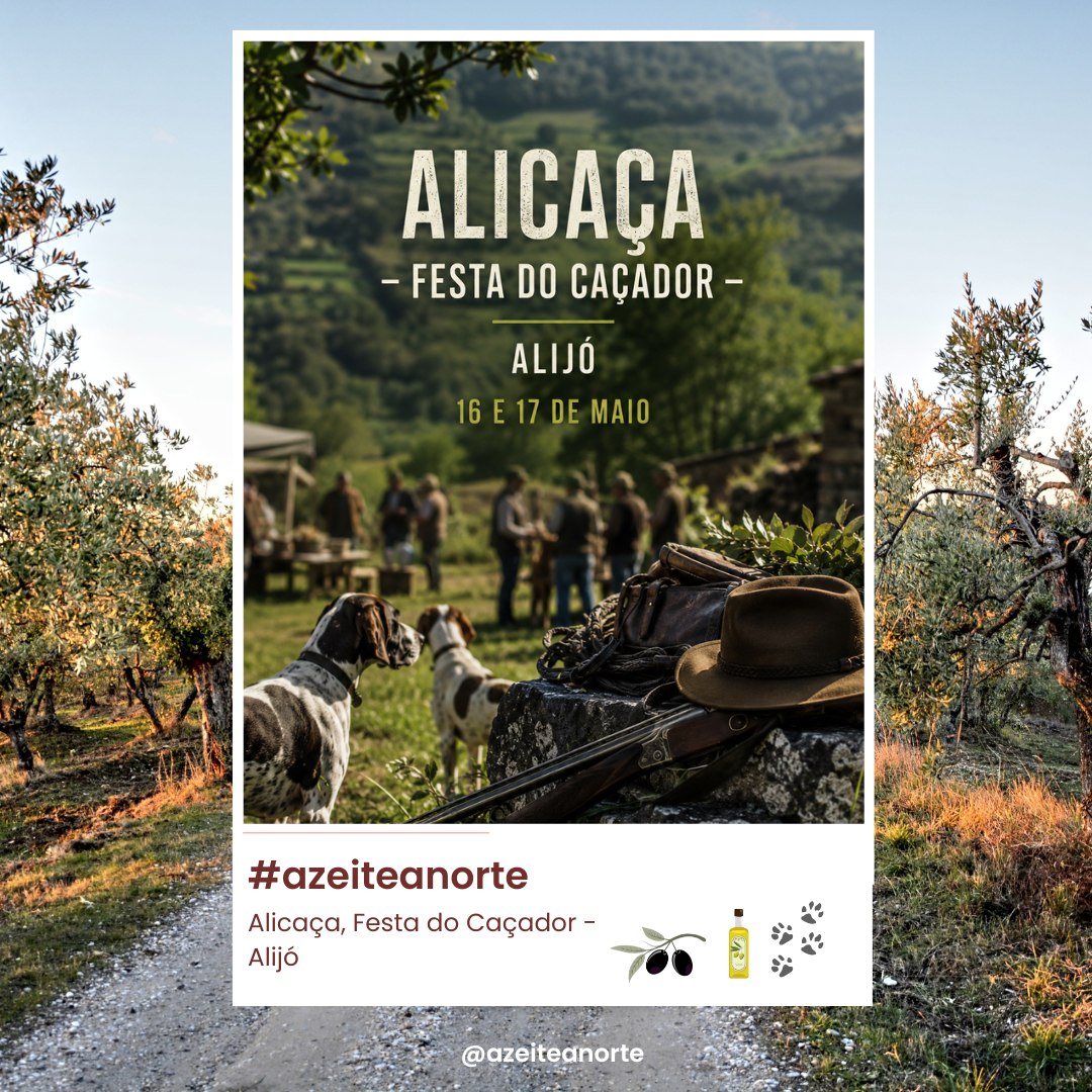 📍 Vila Verde, Alijó
📅 16 — 17 de maio
Há tradições que não se explicam. Vivem-se no campo, no convívio e no respeito pela terra.
A Alicaça — Festa do Caçador regressa a Vila Verde para dois dias onde a cultura cinegética, os sabores transmontanos e o espírito comunitário voltam a encontrar-se.
Entre provas de caça, demonstrações com cães, atividades equestres e animação musical, o evento celebra um lado autêntico de Trás-os-Montes e Alto Douro que continua profundamente ligado à natureza e às suas raízes.
👉 Paisagens durienses
👉 Gastronomia regional
👉 Tradição rural e convívio genuíno
👉 Experiências para toda a família
Mais do que uma festa, é um retrato vivo de um território que preserva memórias, costumes e formas de estar que atravessam gerações.
Aqui, o tempo abranda.
E a tradição continua a falar mais alto. 🌿
#azeiteanorte #alijo #alicaça #festadocaçador #trasosmontes #douro #turismodenatureza #tradicaoportuguesa #eventosportugal #culturarural #saboresdeportugal #trásosmontes #culturaetradição #eventoscomsabor #altodouro #nortedeportugal #turismorural #olivoturismo #oliveoilturism #gastronomia #gastronomy #portugal #portoandnorth #visitportugal #visitportoandnorth #olivoturismoportugal #produtoslocais #tourism