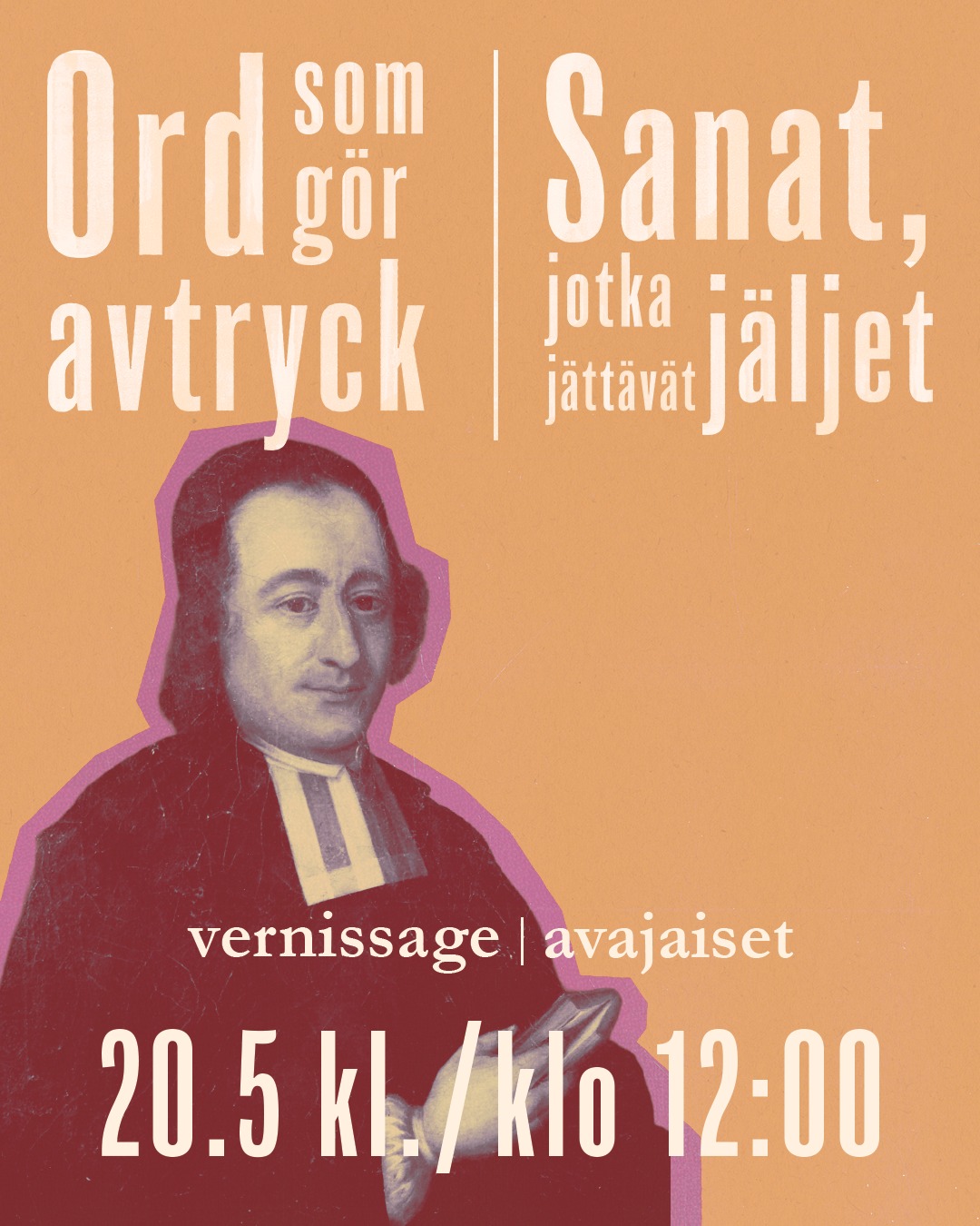 🎉 Vernissage: “Ord som gör avtryck” / “Sanat, jotka jättävät jäljen” 🎉
Välkommen att fira ungas röster, demokrati och yttrandefrihet!
Tervetuloa juhlimaan nuorten ääntä, demokratiaa ja sananvapautta!
🗓 Onsdag / Keskiviikko 20.5
⏰ Kl. / klo 11.30
📍 Chydenia köpcentrum
Under året har ca 400 elever i Karleby deltagit i demokratiskolan.
Resultatet syns nu i utställningen där unga lyfter sina budskap – tryckta med traditionella metoder i samarbete med Painovapauden talo.
Vuoden aikana noin 400 kokkolalaista oppilasta on osallistunut demokratiakouluun.
Näyttelyssä nuoret tuovat esiin omia viestejään perinteisin menetelmin painettuina yhteistytössä Painovapauden talon kanssa.
📜 Vi firar också 260 år av tryckfrihet!
📜 Juhlimme myös 260 vuotta painovapautta!
✨ Program / Ohjelma
11.30 Bubbel & mingel / Kuohuviini & seurustelua
12.00 Programstart / Ohjelma alkaa
– Hälsningstal / Tervehdyssanat: Mikaela Kurula
– Öppningstal / Avauspuhe: Mia Holmbäck
– Demokratiskolan + elevintervjuer
13.00 Föreläsning / Luento:
“Politisk polarisering – ett USA-fenomen eller en utmaning för diskussionsklimatet i Finland?” – Pol mag Jesper Eklund, doktorand vid Åbo Akademi.
📍 Utställning / Näyttely: 20.5–22.6
Välkommen! / Tervetuloa!