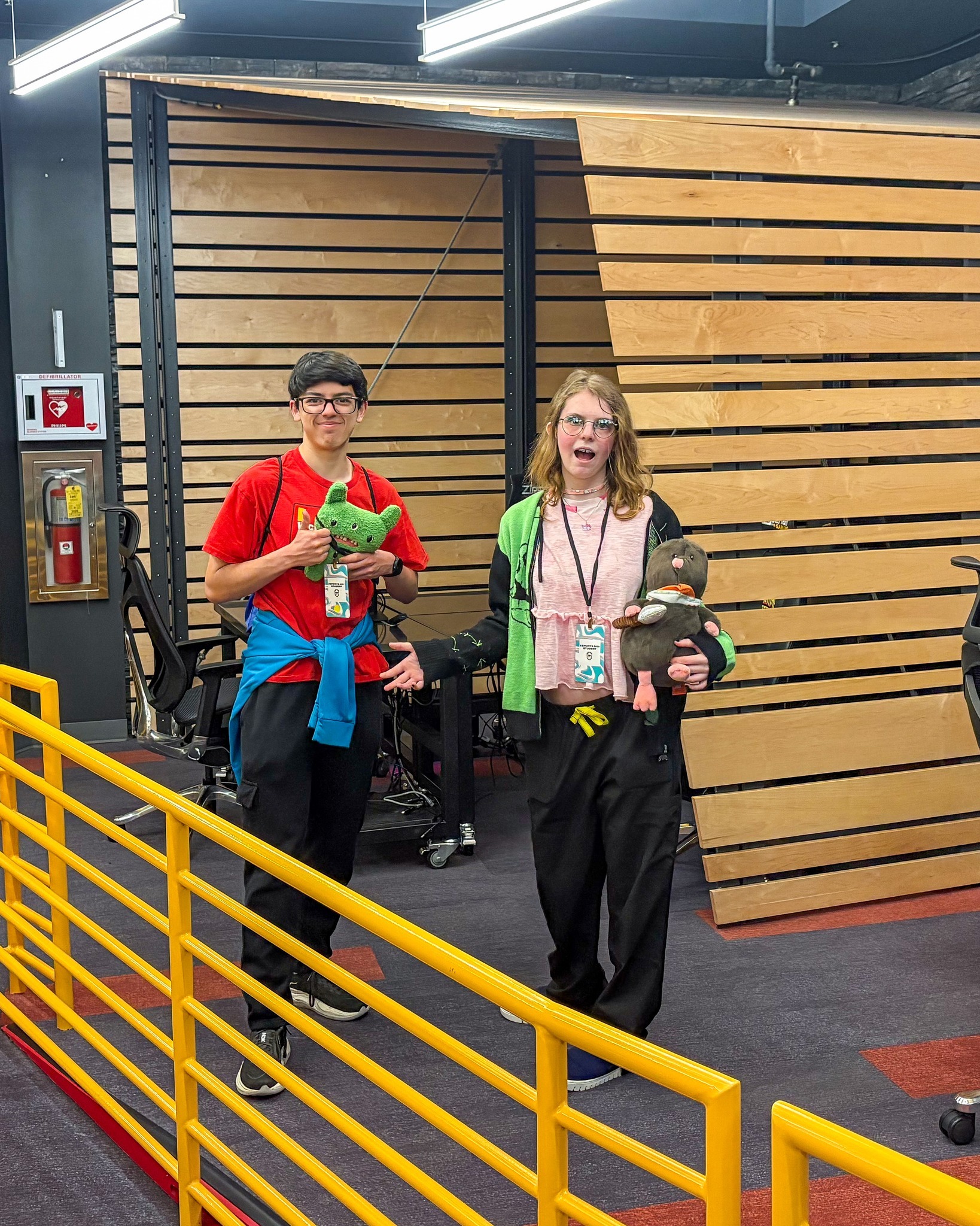 Eight members of our esports teams visited @harrisburguniversity on April 24. They interacted with undergraduates in HU's Esports Management program, watched the PA Cup Esports Championship, and talked with professionals in the esports world! #YorkTechProud