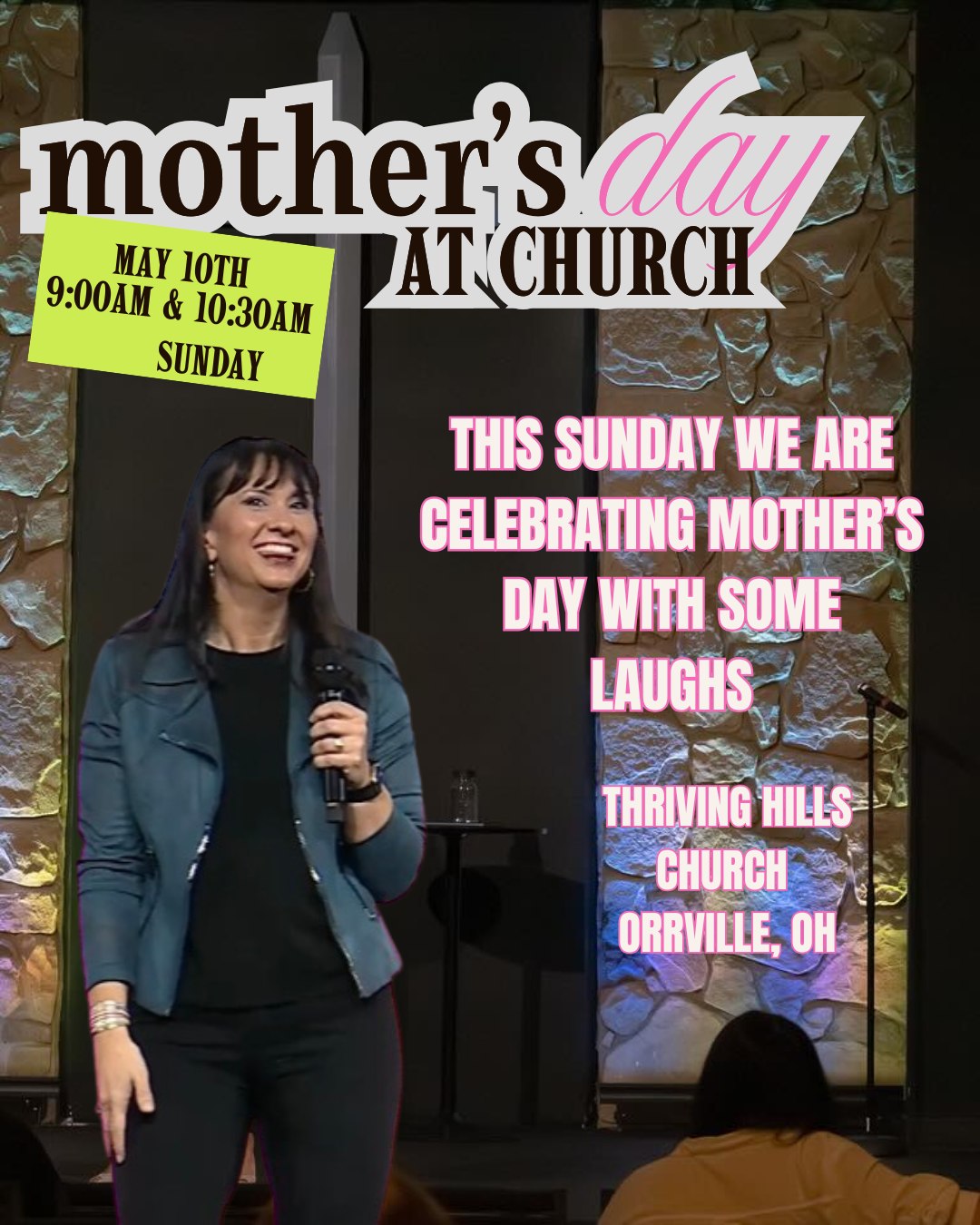 I am so excited to be back at Thriving Hills this weekend for Mother's Day. Cannot wait to laugh with all the families there. What a great way to celebrate Mothers day!!