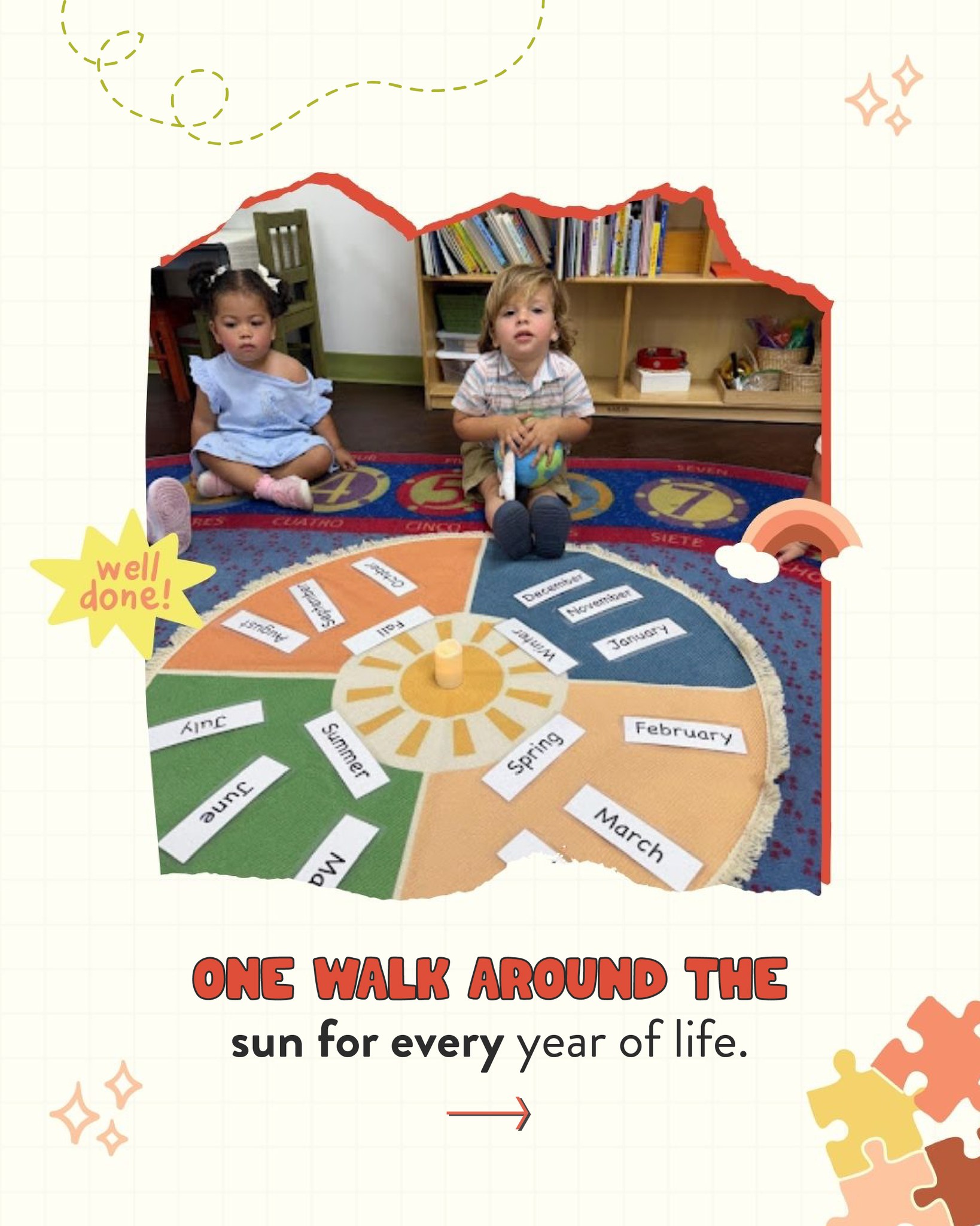 🕯️ In Montessori, birthdays are celebrated in a truly unique way!
Children walk around a lit candle, representing the sun, once for each year of their life. It's a simple and beautiful activity that helps them understand how the Earth orbits the sun, while also celebrating their own growth. 🌍☀️
Hands-on, meaningful, and unforgettable.
📍 Sunset Campus · 📲 (786) 703-3095
📍 Killian Campus · 📲 (305) 380-0513
🌐 ilnidomontessori.com
👇 Did your child experience this at ilnido? Tell us below! 🌸
.
.
.
#ilnidoMontessori #MontessoriMiami #MontessoriBirthday #MontessoriLife #MiamiMoms #MiamiKids #MontessoriEducation #MiamiFamily #HandsOnLearning