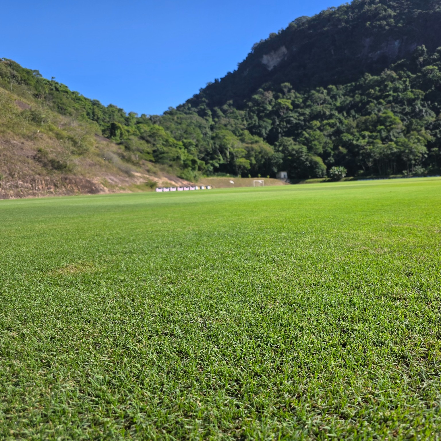 Hoje vamos testar o conhecimento de vocês.
Alguém aí consegue dizer qual é esse centro de treinamento?
Dica: a Greenleaf é responsável por esse gramado aqui no Rio de Janeiro.
👀