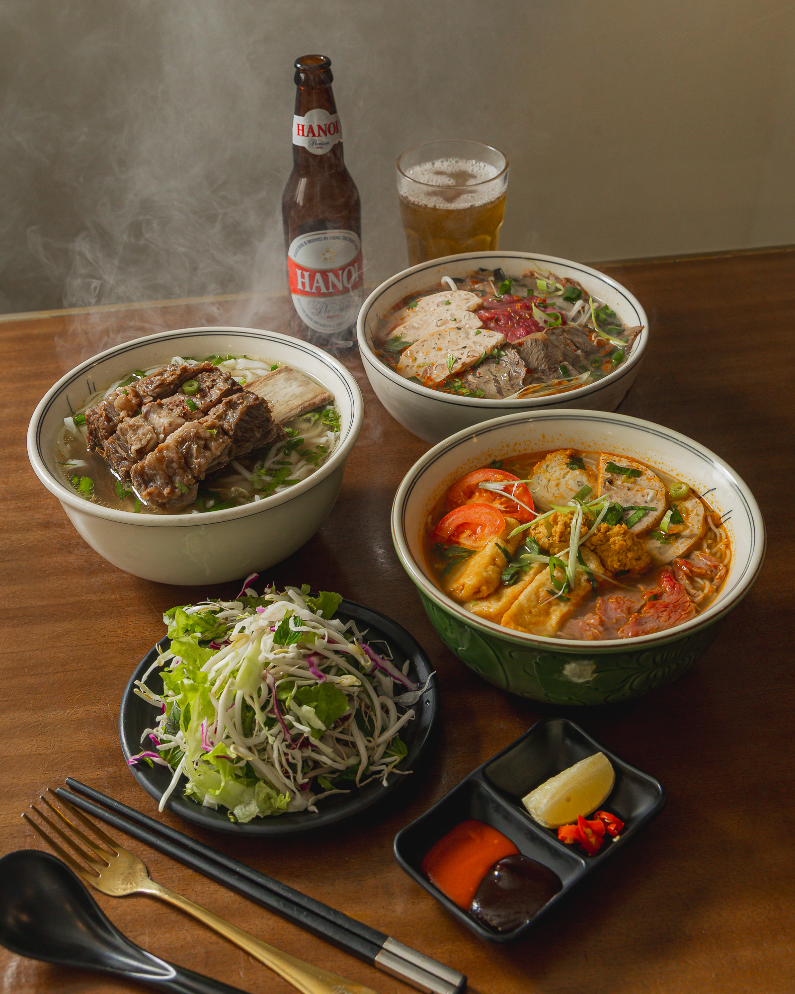Menu upgrade alert! 🔥
Say hello to the newest additions at Chill Restaurant.
🍜 Crab Paste Noodle — pure umami goodness.
🌶️ Bo Hue — spicy, bold, and satisfying.
🍖 Beef Ribs Pho — the ultimate hearty comfort bowl.
Come warm up with us and find your new go-to!