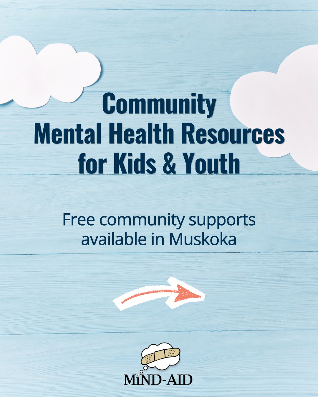 It’s Mental Health Week & National Youth Week, and there are resources in our communities to support both!
Here are just some of the free supports available for kids and youth (and their caregivers!) in Muskoka:
💙 Muskoka Women’s Shelters & Services presents Children’s Voices, an 8-week group for children, along with their mothers, who have experienced abuse in the home. To register, contact Callie at 705-645-4461 or mih.youth@mwag.ca.
💙 Hospice Muskoka & the Bracebridge Library are partnering for Little Lights, a weekly grief program for children aged 6-12. They offer a support space for kids to talk, create, and connect after the death of someone important to them. To register, email intake@hospicemuskoka.com or call 705-204-2273 (CARE)
💙 Simcoe Muskoka Family Connexions (SMFC) offers publicly funded, free child and youth mental health services. Visit https://familyconnexions.ca/cymh to learn about SMFC’s counselling clinic, child and youth mental health crisis line, and other important resources and programs they offer.
💙 Trillium Lakelands DSB and Pine River Institute are teaming up to offer a webinar on May 14. In this free session, parents and caregivers will learn how to introduce healthy stress for them and their kids. Register at the link in our bio.
💙 Sound Youth Counselling is offering Connected Families, a free online group for parents and caregivers who want ideas on how to connect with their kids. The program starts weekly on May 25 from 6-8pm. To learn more, go to https://www.soundyouthcounselling.ca/registration-connected-families
@muskoka_shelters @hospicemuskoka @bracebridgelibrary @smfconnexions @trillium_lakelands_dsb @pineriverins @soundyouthcounselling