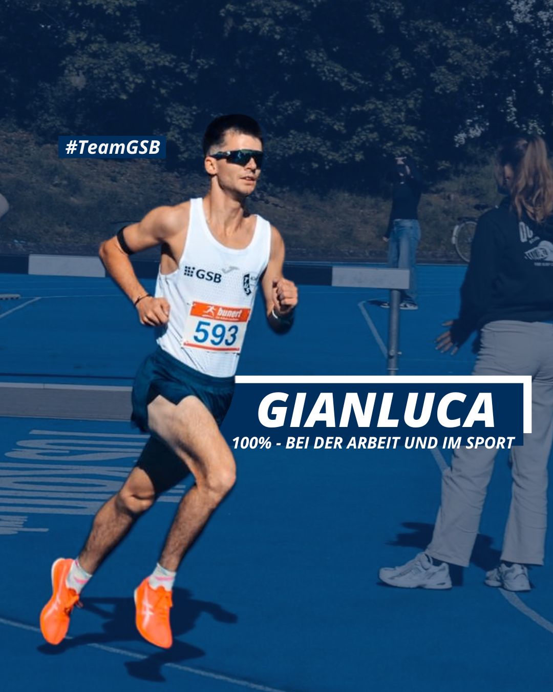 Wir unterstützen unsere Mitarbeiter nicht nur im Beruf, sondern auch in ihren persönlichen Leidenschaften! 🏃🏻💨
Der erste Wettkampf der Saison wurde von Gianluca als Vorbereitung für die deutschen Staffelmeisterschaften genutzt.
Als GSB stehen wir hinter ihm, fördern sein Engagement und wünschen ihm für die neue Saison alles Gute und viel Erfolg.
Gemeinsam stark – im Job und im Sport. 💪🏼
#GSB #TeamGSB #Energietechnik #sponsoring #energieneugedacht