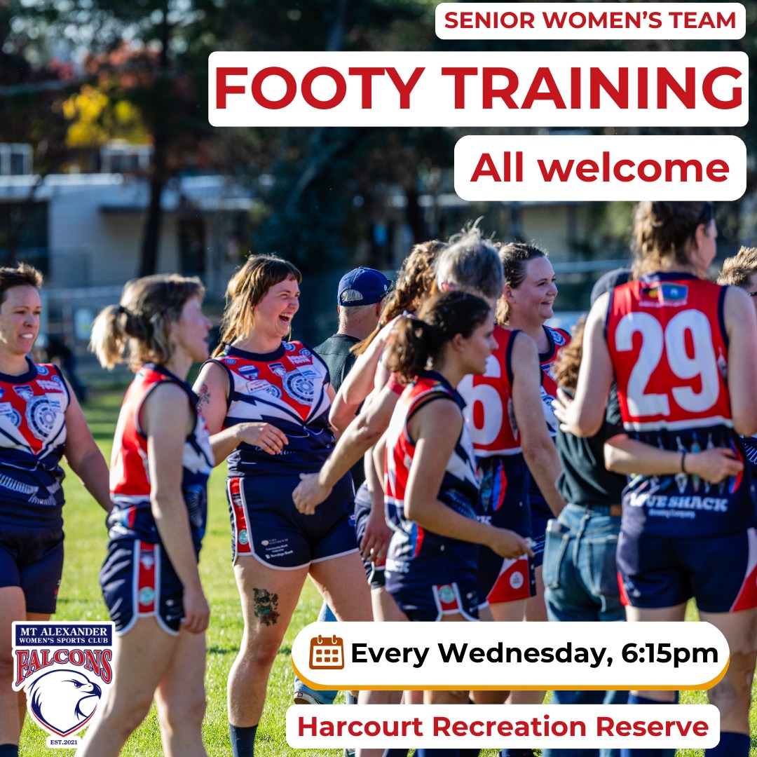 Training on tonight. All welcome. Come and join the fun.