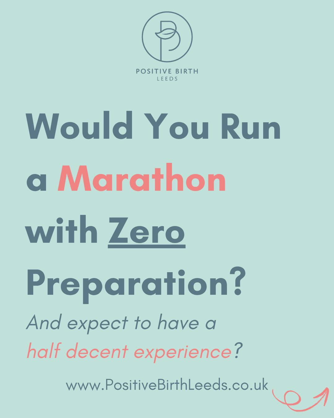Marathon season is in full swing and the Leeds Marathon is only days away. 🏃🏼♀️
If I were running a marathon I'd be doing some mental and physical preparation so I could have the best experience. Preparing for a marathon (or any sporting challenge) and birth are similar, hypnobirthing is sports psychology for birth. 🙌
Swipe these slides and read the blog to see how 👀 ➡
Want to have mindset and practical tools to benefit your birth experience, I've got you covered. Join the next five star rated Group Hypnobirthing course in June ⭐⭐⭐⭐⭐. Spaces bookable via the website www.PositiveBirthLeeds.co.uk
Any questions, get in touch,
Charlotte x
www.positivebirthleeds.co.uk/post/marathon-running-and-birth-preparation