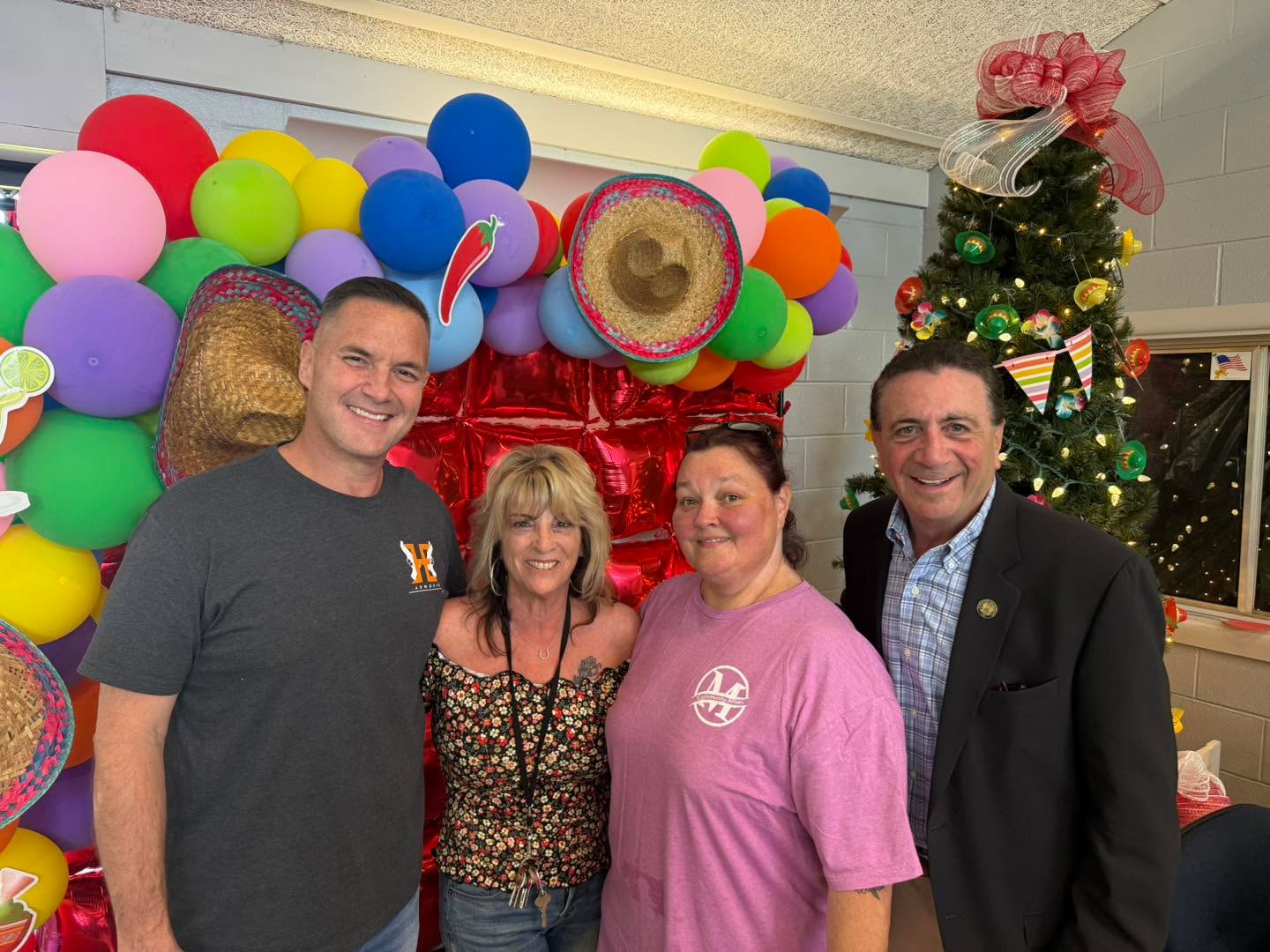 Today, I joined Commissioner Jim Jefferson and Councilman Al Rossi to celebrate Cinco De Mayo at the Pfieffer Center!! 🎉 Nothing better than celebrating with amazing folks and reminding them about the blue book!! 🤗🥳