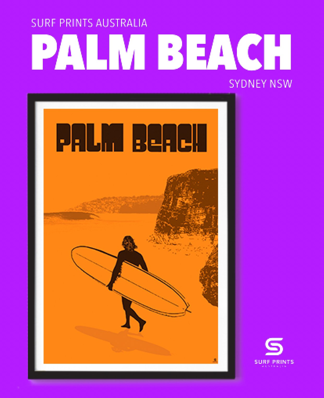 Palm Beach on Sydney's northern beaches. Late arvo and still time for a wave on the mal. In warm colours, a print that captures a cruisy wave at the end of the day.
#palmbeachnsw🇦🇺☀️ #surf #HomeInspo #interiordesign #wallart