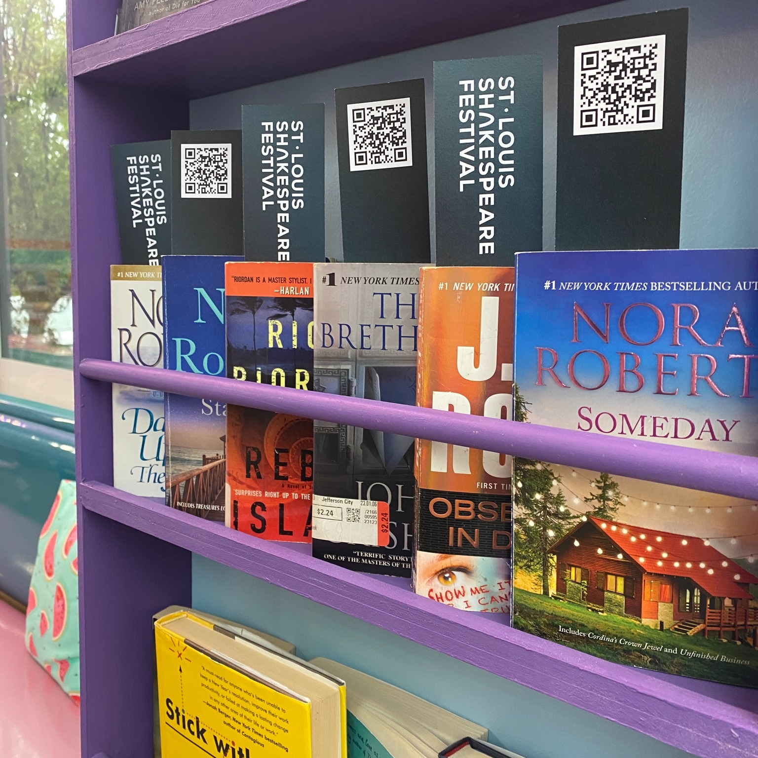 Thank you to our neighbors @stlshakesfest for the bookmarks 📚
Be sure to check out their amazing summer shows while you’re picking your next read.