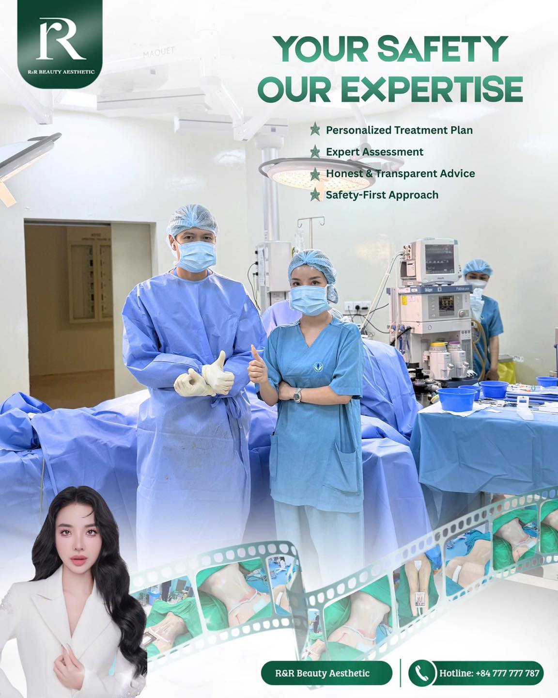 ✨ MEDICAL TEAM
✔ Performed by experienced aesthetic doctors with proven expertise
✔ Strict sterile surgical environment meeting medical standards
✔ Every procedure is planned and monitored step by step
✔ A synchronized professional team ensures precision and safety
✔ Continuous training with the latest aesthetic techniques
✔ Private 1:1 care for every client
✔ 5-star hospital-standard facility
✔ Door-to-door transportation included
✨ Limited consultation slots available this week.
✨ Message us now to book your consultation.
.
.
.
#rrbeauty #aestheticclinic #expertteam #medicalaesthetics #booknow
aesthetic doctor team, cosmetic surgery team, safe beauty procedure, certified aesthetic clinic, medical aesthetic specialists, cosmetic surgery experts, trusted beauty clinic