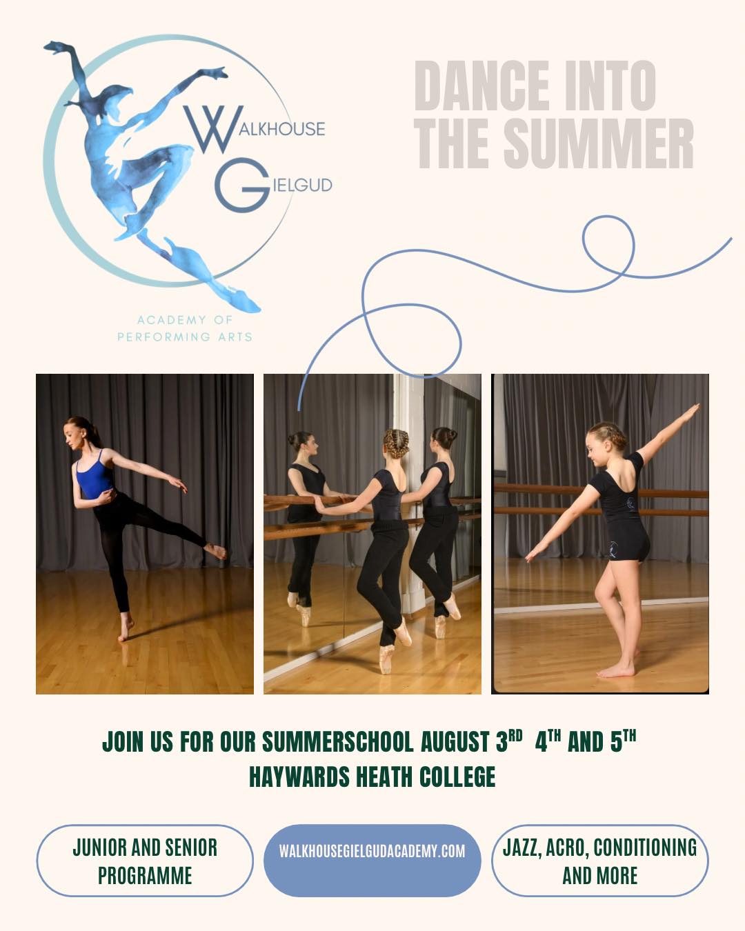 We are looking forward to our 2026 summer-school this year.
This is always filled with so much laughter and friendship along with a joyous performance to our family on the last day.
Please get in touch to reserve your place or for more information.
♥️🩷💙🩵
Thank you to harlequine photography
#walkhousegielgudacademy #aummerschool