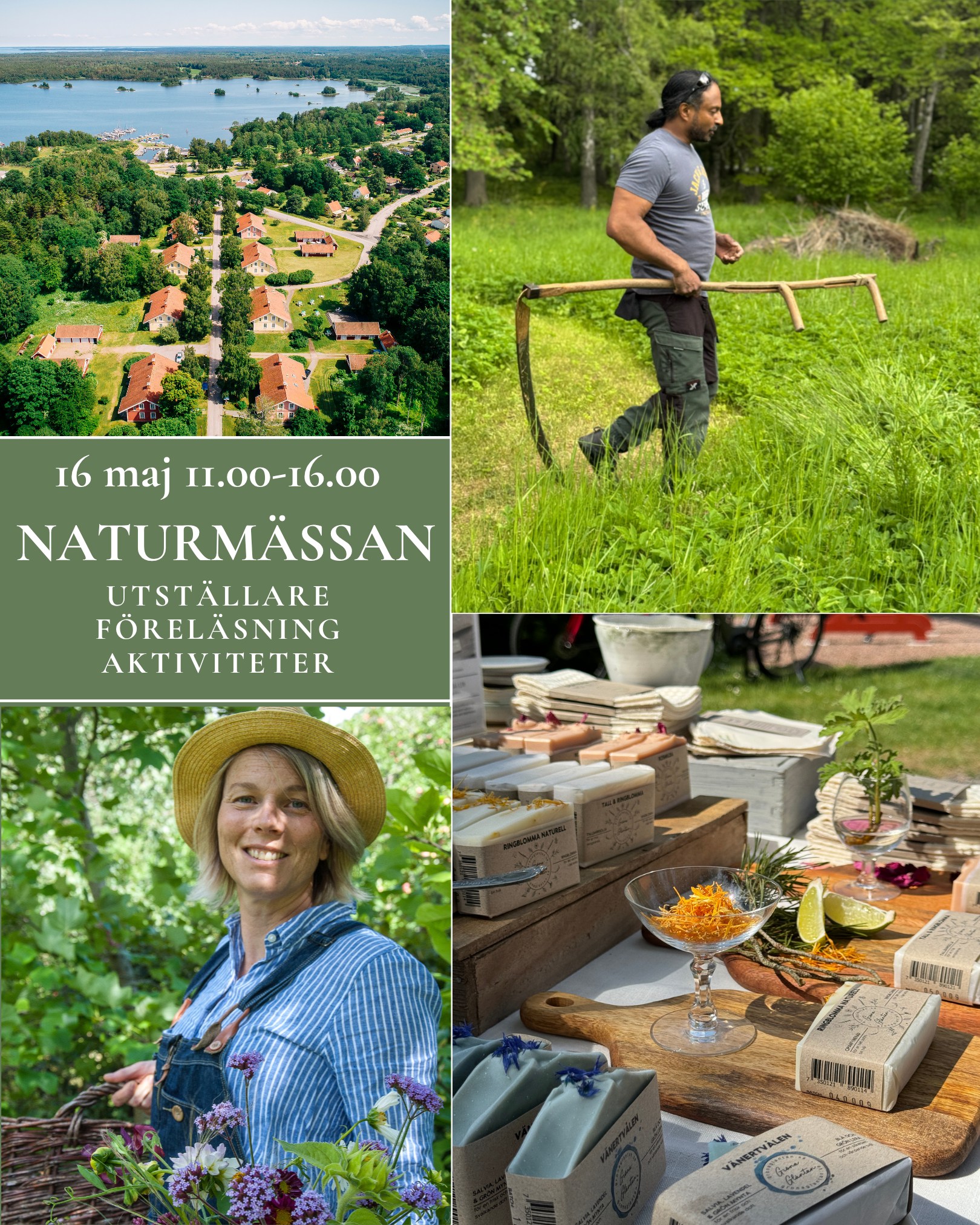 Om en vecka är det äntligen dags för vår Naturmässa! 🌿
Lördag kl. 11–16 fylls området av naturglädje, inspiration och möten för alla som älskar det gröna livet.
Är du naturälskare, trädgårdsentusiast, odlare eller naturfotograf?
Brinner du för biologisk mångfald, hållbarhet och livet utomhus? Då är detta en dag du inte vill missa.
Upptäck inspirerande utställare, föreläsning av Ellen Forsström och människor med samma passion för natur och trädgård. 🌸🦋📸
Se hela programmet i bilderna och planera din dag redan nu!
#naturmassanfalkangen #naturfotografering #trädgårdsodling #biologisktmångfald #biosfärområdevänerskärgårdenmedkinnekulle #falkangenkinnekulle