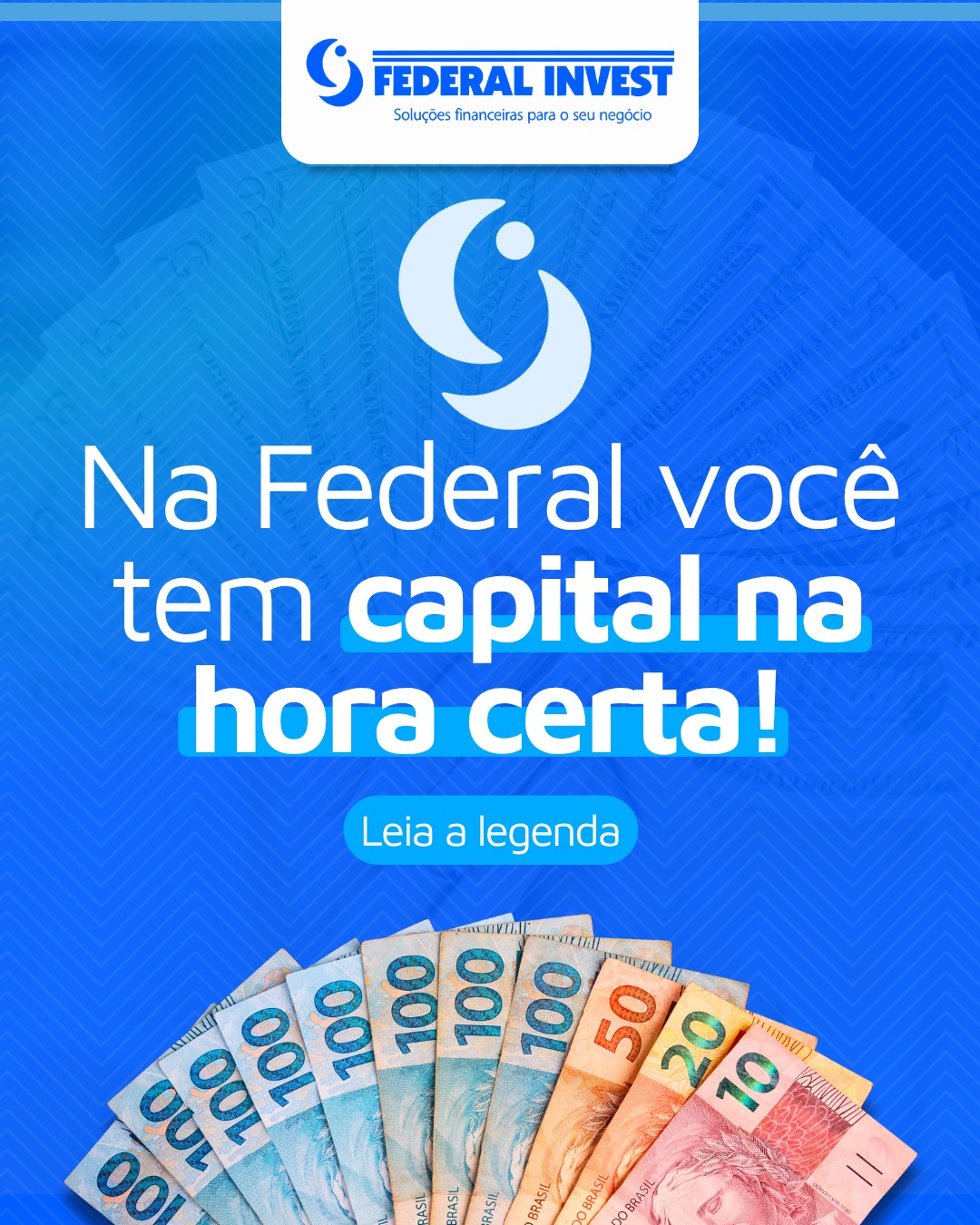 💼⏱️ Na Federal Invest, você tem capital na hora certa.
Sem esperar, sem complicação. Com a antecipação de recebíveis, sua empresa transforma vendas a prazo em recursos imediatos para manter o fluxo de caixa equilibrado e aproveitar oportunidades.
Mais agilidade, mais controle e mais segurança para crescer.
📲 Fale com a Federal Invest e descubra como ter o capital que seu negócio precisa, no momento certo.
#FederalInvest #CapitalDeGiro #AntecipacaoDeRecebiveis #FluxoDeCaixa #GestaoFinanceira #Empreendedorismo