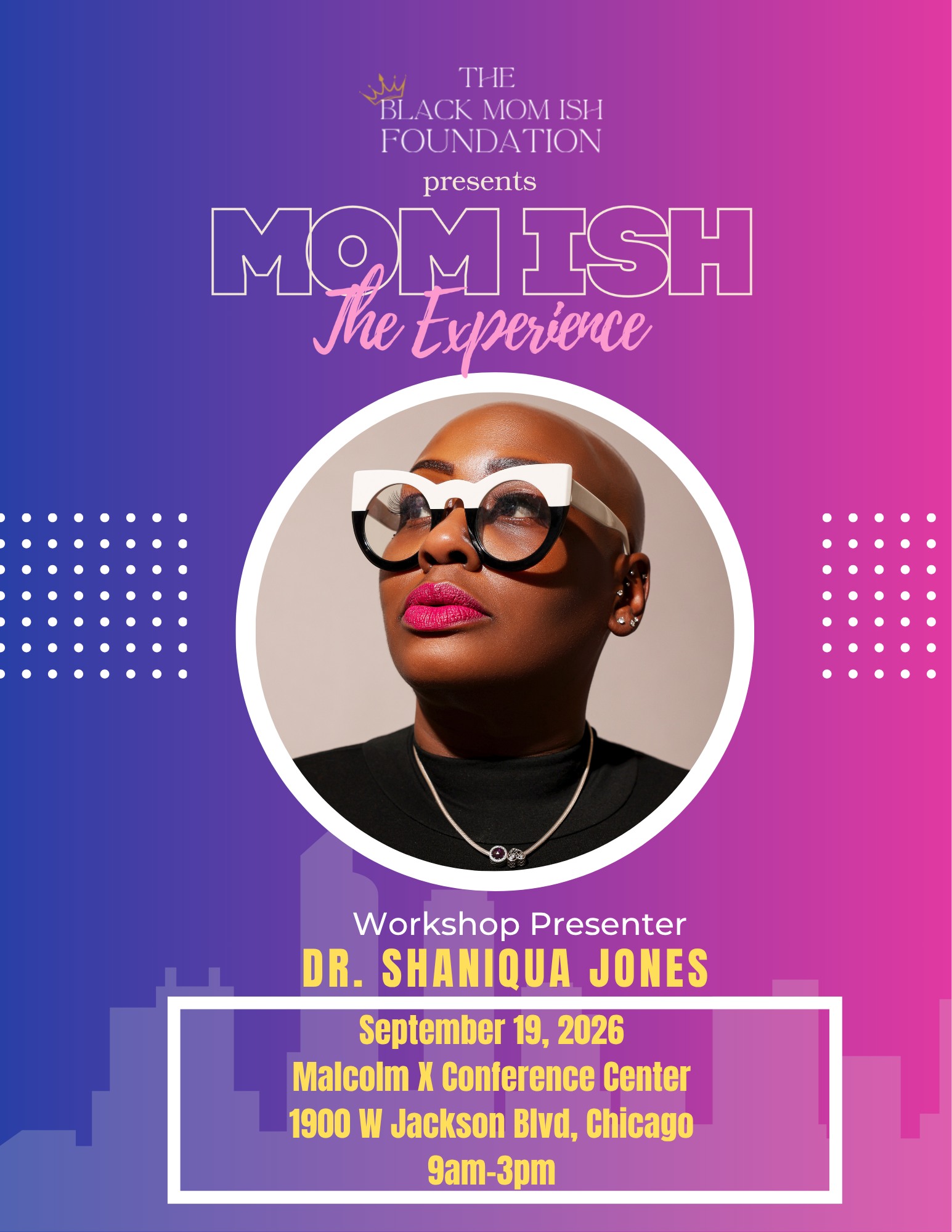 Meet one of our incredible Workshop Presenters!
From poverty to EdD, Dr. Shaniqua Jones, affectionately known as Dr. J, has lived it, healed it, and is now here to pour into YOU.
Dr. J is a global Restorative Justice leader, TEDx Speaker, author of 14 published works, and the founder of @purplepathbydrj, a movement built on healing, wholeness, and community restoration.
At Mom Ish The Experience, she's bringing her powerful signature workshop:
🔑 "Learning Lessons from Poverty to EdD: A Journey of Transformation"
Held inside The Legacy Lab, where we turn passion into purpose, and purpose into legacy, this 90-minute interactive session will leave you with the tools to rise, heal, and lead.
Because as Dr. J believes:
💜 A Journey Not Shared is a Soul Not Healed™
📅 September 19, 2026
📍 Malcolm X Conference Center | 1900 W Jackson Blvd, Chicago
⏰ 9AM – 3PM
Don't just attend, EXPERIENCE it.
🎟️ Secure your seat now! Link in below:
https://www.blackmomish.com/mom-ish-the-weekend
#MomIshTheExperience #BlackMomIshFoundation #DrShaniquaJones #PurplePath #RestorativeJustice #HealingIsPower #MomIsh2026 #LegacyLab #ChicagoEvents #BlackWomenHeal #TEDxSpeaker #CommunityHealing #WomensConference #FromPovertyToEdD #MomishExperience @purplepathbydrj