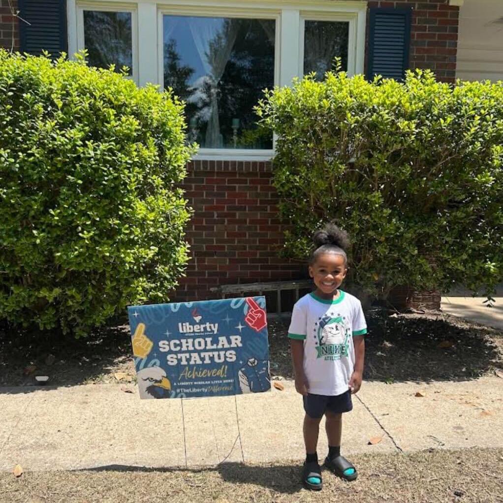 🦅 Scholar status: ACHIEVED! 🔥
As part of Stop 4 on our new scholar enrollment roadmap, VIPs and scholars joined us for our Welcome to Liberty Block Party—where families received their Liberty yard signs to proudly display across the community. 💛
These signs represent more than being fully enrolled—they symbolize a commitment to modeling excellence through strong home-school partnership and living out our VIP core values alongside us.
These 10 of 152 signs pictures shown here are going up and the journey toward choice-filled lives is officially underway!
#TheLibertyDifference #CharterChoiceChange