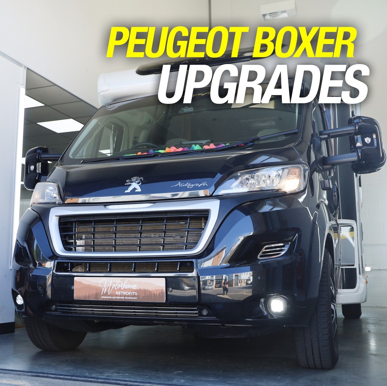 Here's a 2022 Peugeot Boxer that left our workshop with a bundle of great upgrades!
We've installed:
- Our "Premium Triple Audio Package" 🔊
- Front and rear colour coded parking sensors 🚐
- Alpine Halo 9 navigation unit 📲
- LED fog light style Daytime Running Lights (DRLs) 💡
👉 Interested? Get in touch through our contact form!