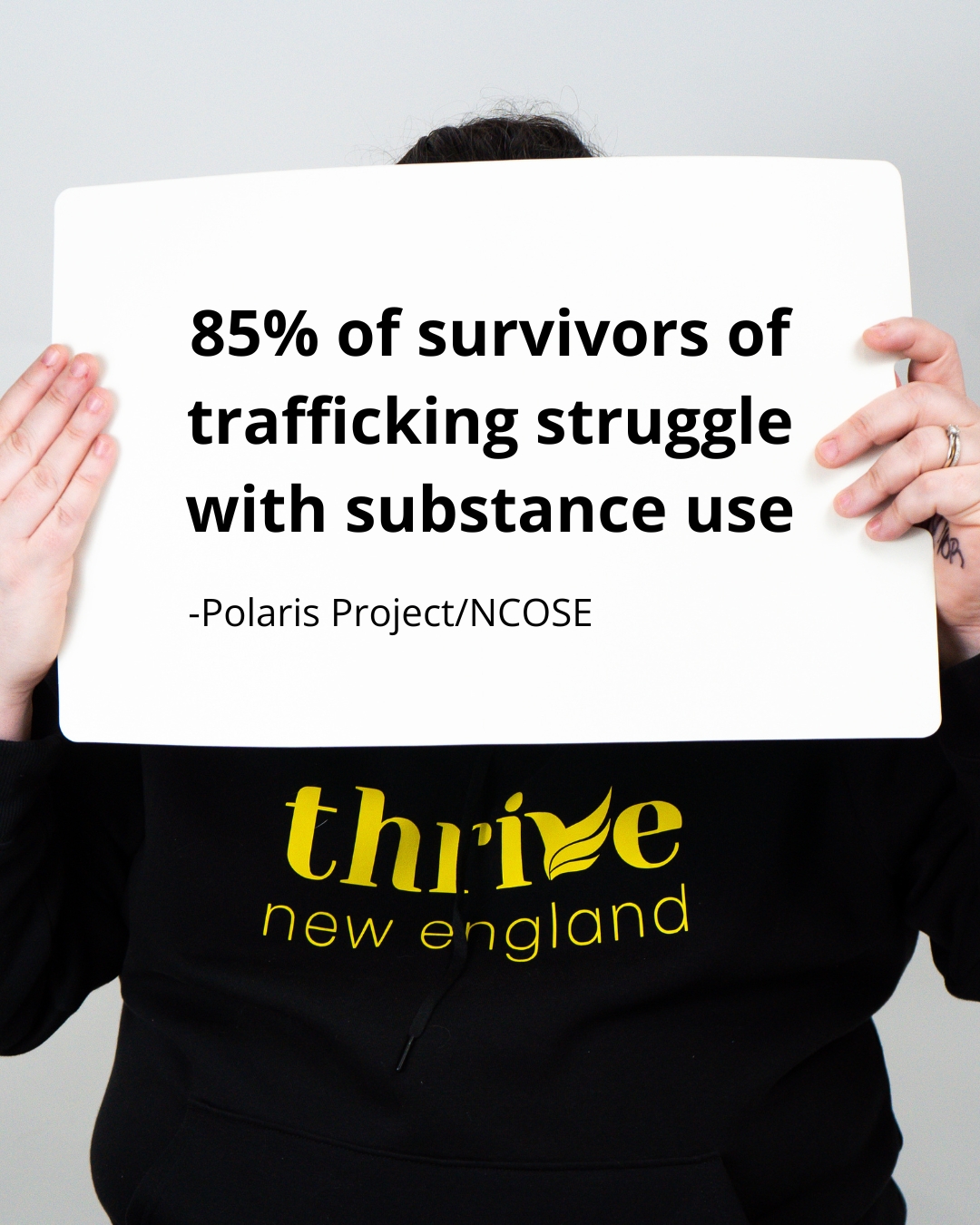 The opioid crisis and human trafficking are deeply connected. For every survivor Thrive has served, substance use has been a factor in their exploitation and recovery. Traffickers often use opioids as a form of coercive control, and research from Polaris Project and National Center on Sexual Exploitation shows that 85% of trafficked survivors struggle with substance abuse.
One survivor previously disengaged from Thrive before she could overcome the barriers to long-term sobriety, leaving her vulnerable to re-exploitation. Through re-engagement with Thrive, she is now receiving both medical treatment and opioid recovery support while addressing the deep trauma caused by trafficking.
#THRIVENewEngland #EndExploitation #traffickingprevention