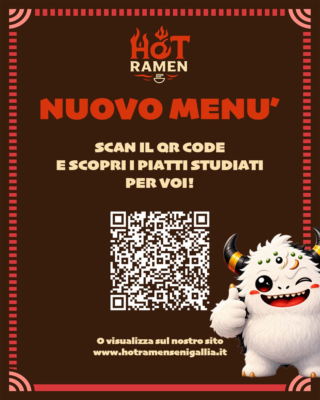 Da Hot Ramen
🍜🔥 NUOVO MENÙ, NUOVE EMOZIONI 🔥🍜
Abbiamo lavorato, sperimentato, assaggiato…
e ora è il momento di farti scoprire tutto 🤤
👉 Piatti pensati per sorprenderti
👉 Sapori intensi, autentici, irresistibili
👉 Un’esperienza tutta da vivere, boccone dopo boccone
📲 Scansiona il QR code e lasciati ispirare dal nostro nuovo menù
Oppure scopri tutto qui:
🌐 www.hotramensenigallia.it
✨ Sei pronto a trovare il tuo nuovo piatto preferito?
📍 Via G. Oberdan 21, Senigallia
📞 Prenotazioni: +39 351 7181351
#NuovaApertura #RamenLovers #HotRamen
#Senigallia #JapaneseFood #RamenTime #FoodLovers
#RistoranteNuovo