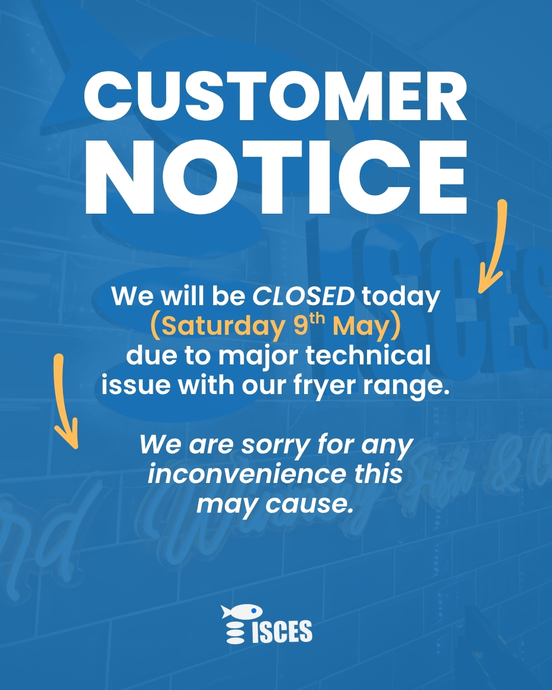 Thank you for your understanding βοΈ
We will keep you updated on this issue
#customernotice #piscestakeaway