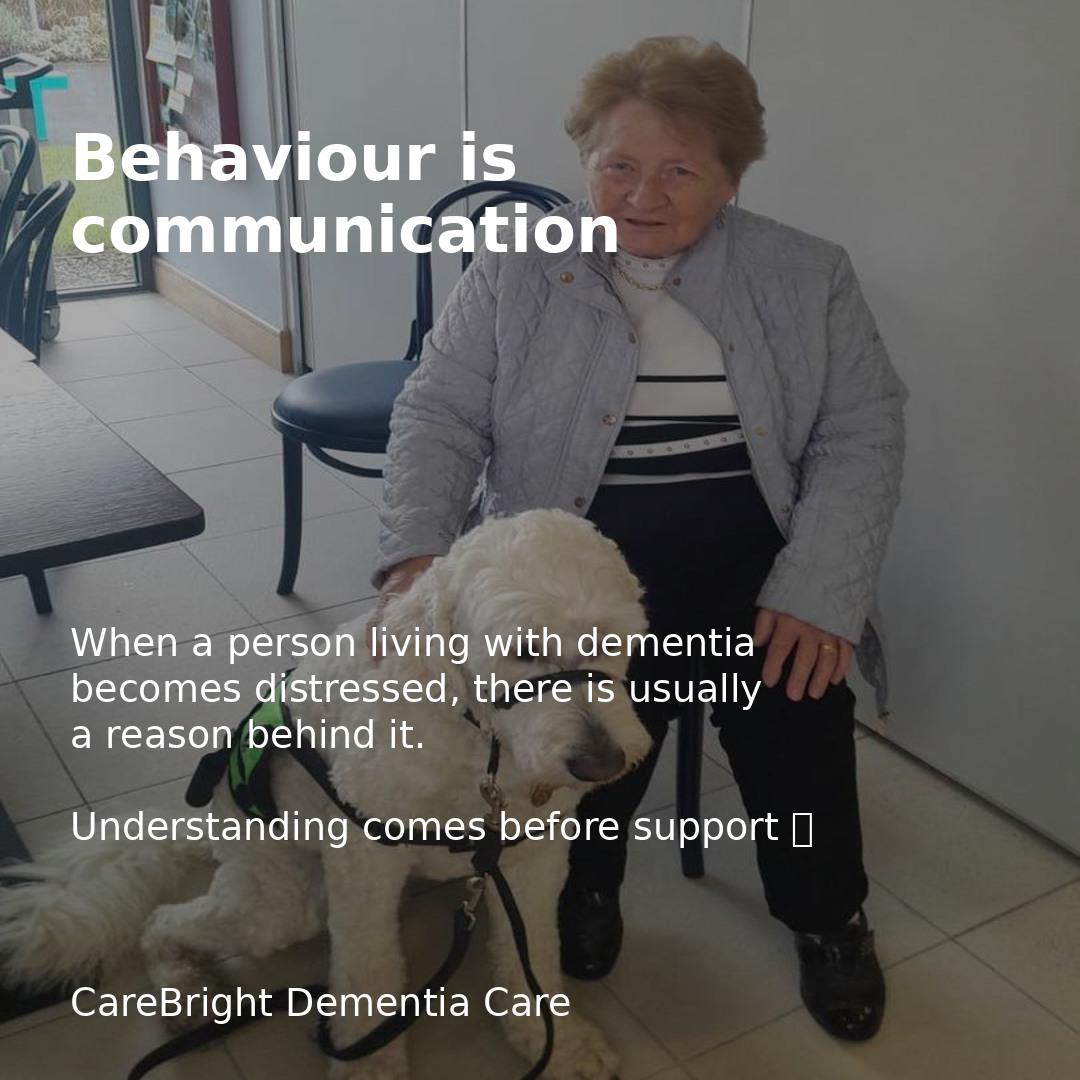 Sometimes behaviour is a way of communicating an unmet need.
A person living with dementia may become upset, withdrawn, restless, or distressed because they are:
β’ Confused
β’ In pain
β’ Frightened
β’ Lonely
β’ Overstimulated
At CareBright, we believe itβs important to look beyond the behaviour and understand what the person may be trying to communicate π
Compassion, patience, reassurance, and connection can make all the difference.
#CareBright #DementiaAwareness #BehaviourIsCommunication #PersonCentredCare #DementiaSupport #CareWithCompassion #IrishHealthcare #DementiaCare #HealthcareIreland #CompassionateCare #LivingWellWithDementia #CommunityCare #CareExcellence #SocialCare #UnderstandingDementia