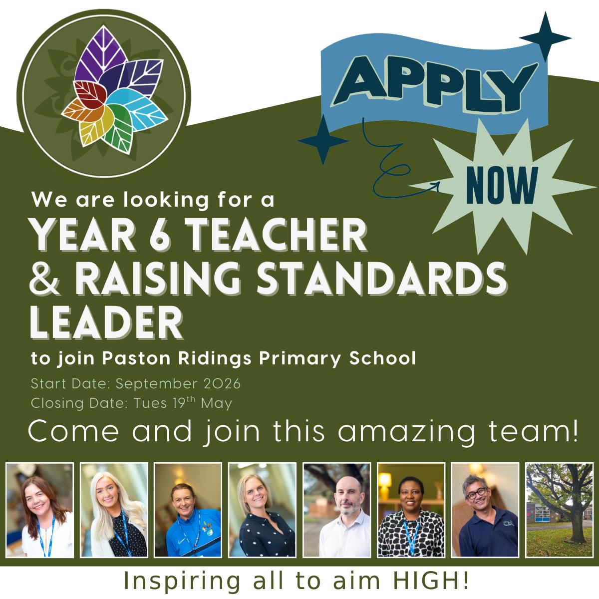🔎 We are looking for an ambitious, passionate and highly effective Year 6 teacher to join us as our new Raising Standards Leader, following an internal promotion.
We are looking for someone who will champion our enthusiastic pupils who are full of potential; inspire them and help them leave primary school with confidence, ambition and belief in themselves. For the right candidate, this is an exceptional opportunity to also develop leadership experience whilst remaining firmly rooted in classroom practice.
𝗪𝗵𝘆 𝘁𝗵𝗶𝘀 𝗿𝗼𝗹𝗲 𝗶𝘀 𝘀𝗽𝗲𝗰𝗶𝗮𝗹
✨ Leadership opportunity to help shape teaching and influence practice alongside experienced school leaders
✨ Strong, collaborative Year 6 team
✨ Shared planning across our four-school federation
✨ Exceptional professional development and mentoring
✨ A caring, supportive culture where teachers thrive
𝗥𝗲𝗮𝗱𝘆 𝘁𝗼 𝗺𝗮𝗸𝗲 𝗮 𝗱𝗶𝗳𝗳𝗲𝗿𝗲𝗻𝗰𝗲? If you want to join a federation where teachers flourish - in confidence, in expertise and, if they choose, in leadership - please visit our website to find out more and apply.
https://www.pastonridingsschool.co.uk/recruitment
.
.
.
#Year6Teacher #PrimaryTeacher #TeachingJobsPeterborough #EducationJobs #UKTeachers #TeacherRecruitment #PrimaryEducation #SchoolLeadership #TeachingVacancy #EducationCareers #KS2 #Year6 #TeachersOfInstagram #TeacherLife #JoinOurTeam #SchoolCommunity #TeacherDevelopment #TeachingOpportunity #MakeADifference #EducationMatters
