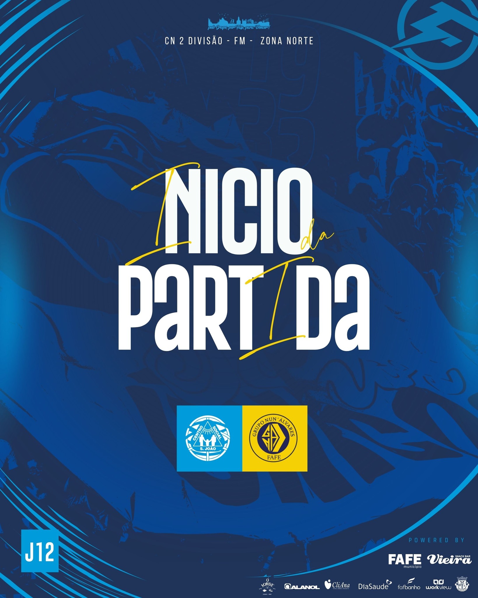 🔛 #CSJGNA Início da Partida.
Siga em direto nas storys.
#peloGRUPOporFAFEparaVENCER