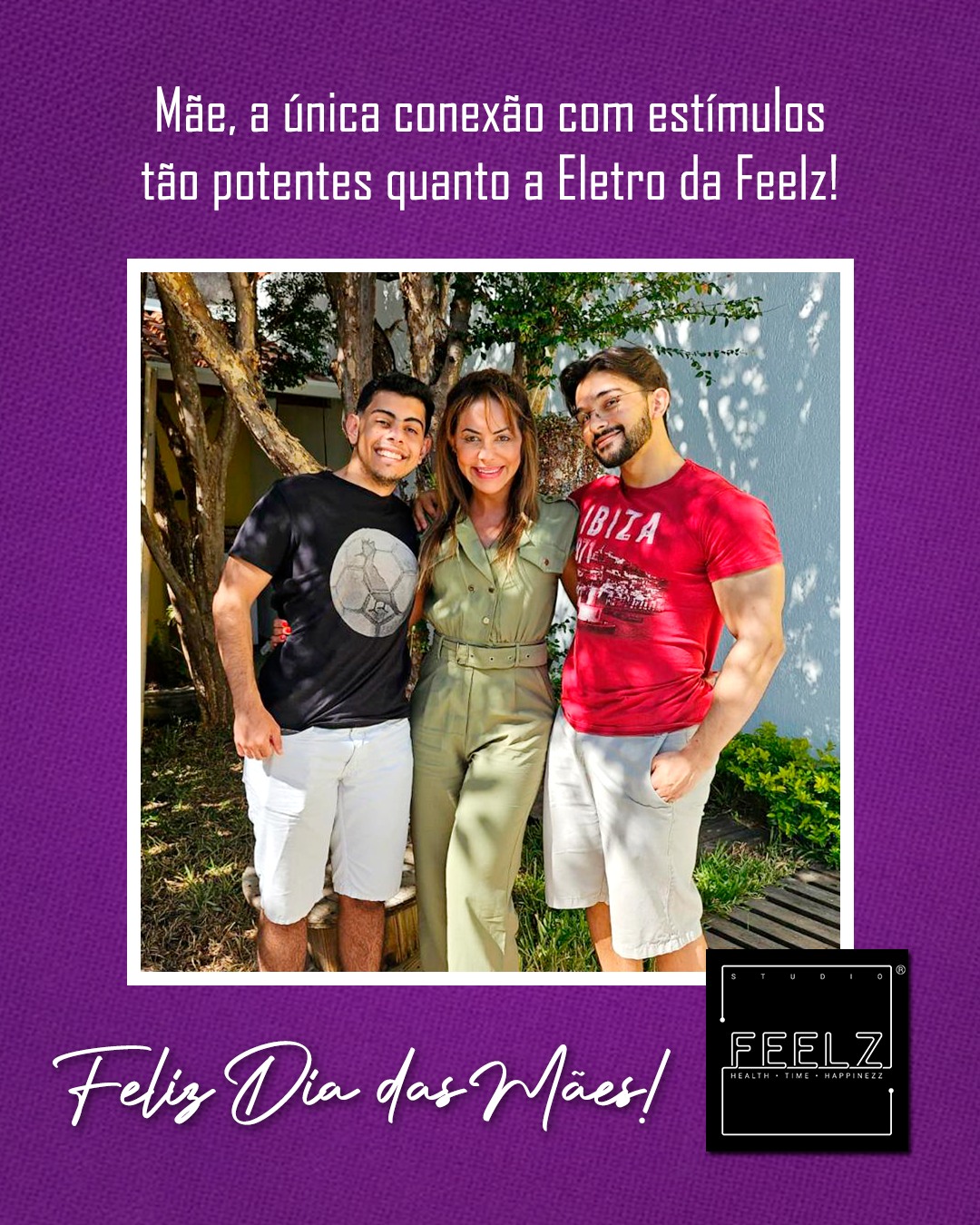 Mãe: a nossa primeira e mais forte conexão. ❤️⚡
Dizem que nada supera a intensidade da tecnologia Feelz, mas a gente sabe que o amor de mãe chegou primeiro para ditar o ritmo, a força e a energia que nos movem todos os dias.
Neste Dia das Mães, celebramos essa potência que nos mantém ligados e motivados. Obrigado por ser o nosso estímulo diário!
Feliz Dia das Mães! 🌹