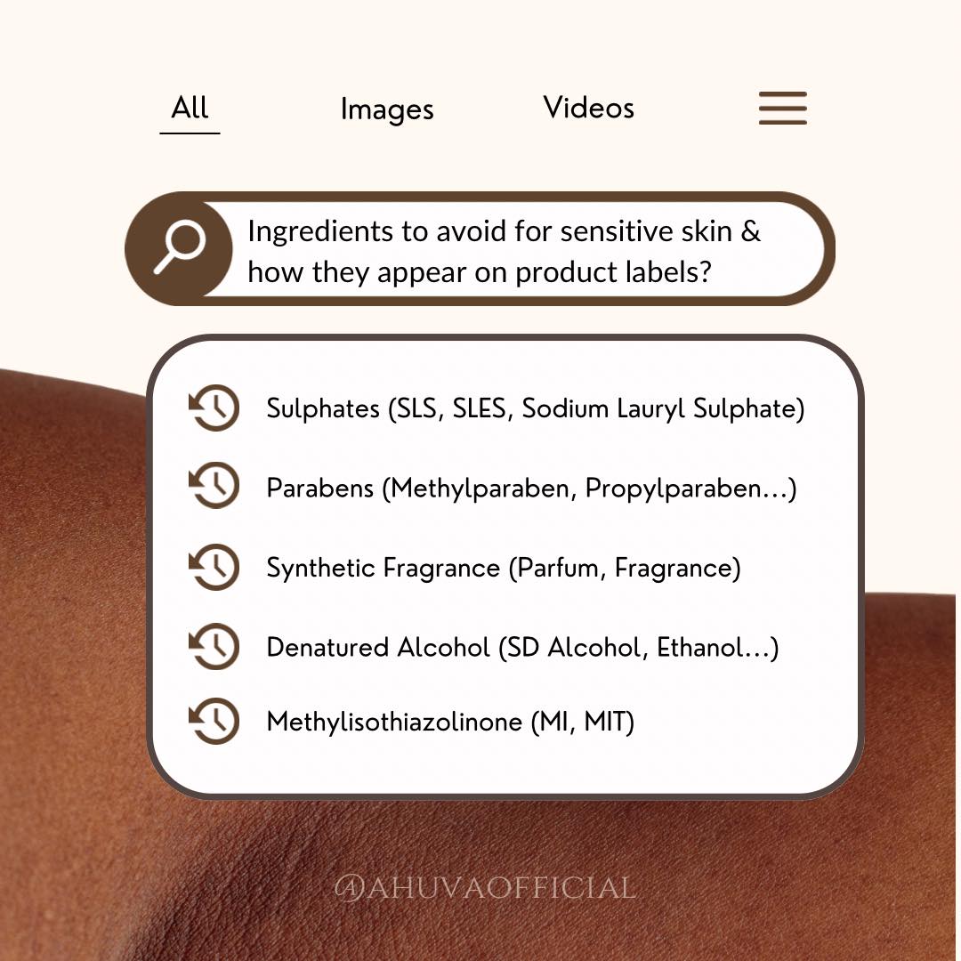 Your skin is your largest organ and what you put on it can affect it more than you think. If you have sensitive skin, these are the ingredients to avoid.
Save this post! & Shop natural so you don't have to read the label 😉
www.ahuvaofficial.co.uk
#SensitiveSkin #CleanSkincare #OrganicSkincare #SkincareEducation #NaturalBeauty