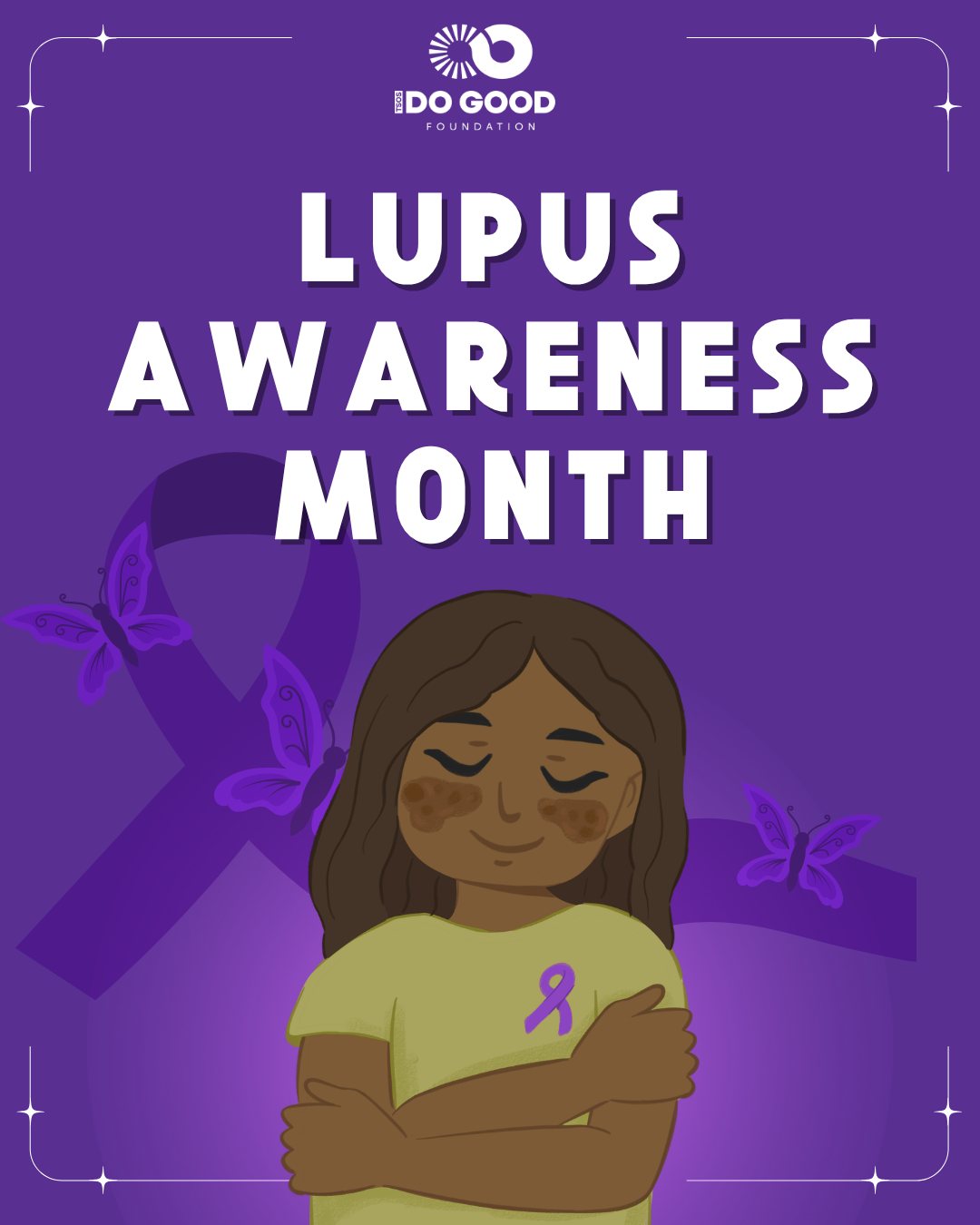 May is Lupus Awareness Month 💜 Raising awareness and supporting those affected.
#LupusAwareness #TSOS #DoGood365