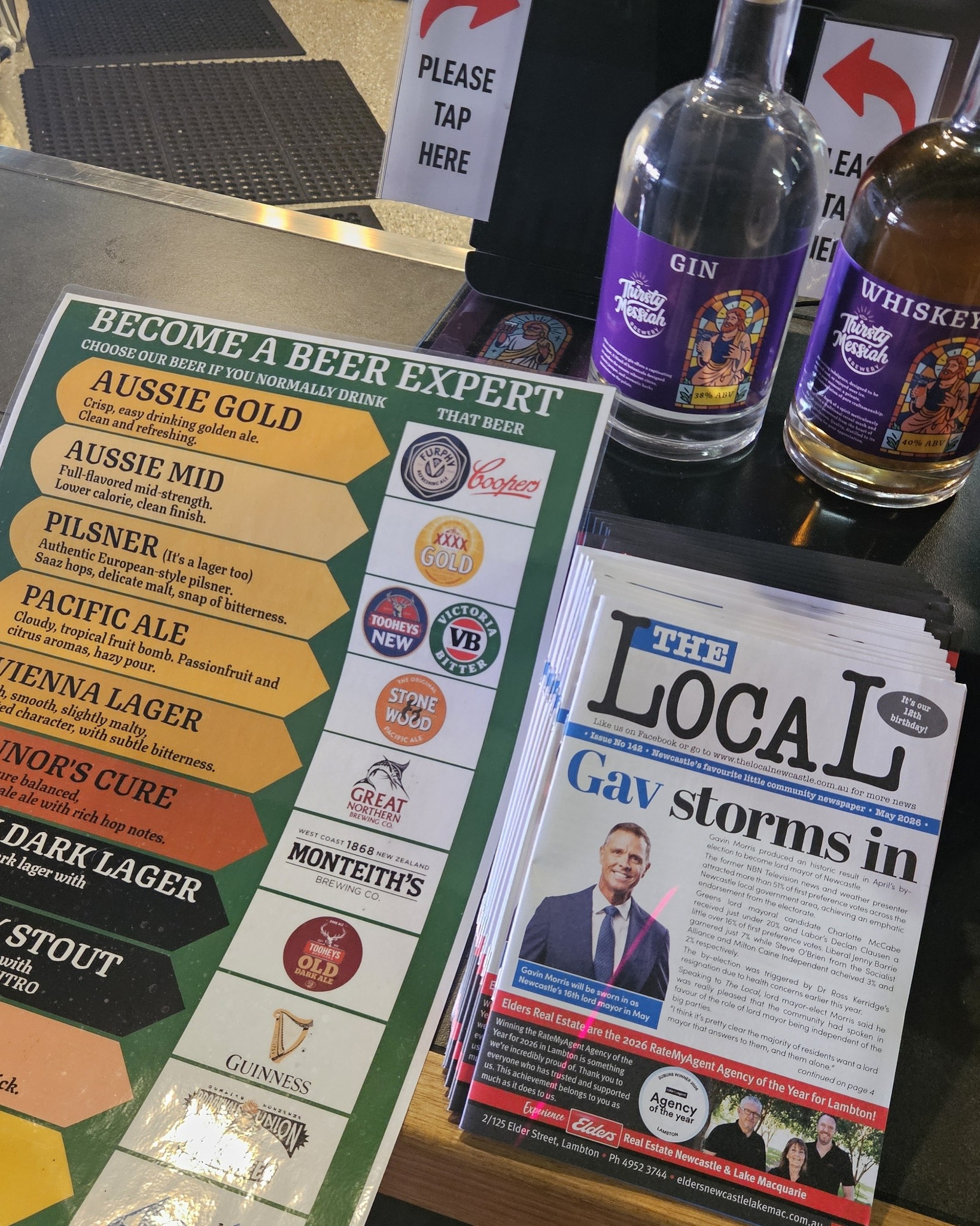We have a few edditions of THE LOCAL and the main POS people. Fresh of the press.