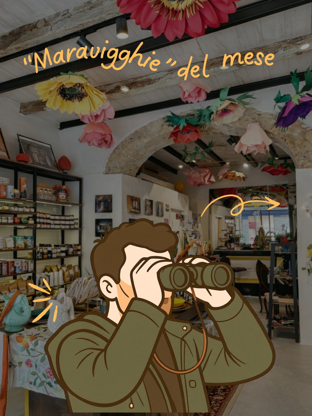 Tra artigianato, tradizione e profumi mediterranei, la Sicilia prende forma nei nostri nuovi arrivi ✨
🫒 𝐎𝐥𝐢𝐨 𝐄𝐱𝐭𝐫𝐚𝐯𝐞𝐫𝐠𝐢𝐧𝐞 𝐌𝐨𝐜𝐞𝐫𝐢
Dalla Valle del Belice, un olio biologico d’eccellenza dal gusto autentico e intenso, simbolo della tradizione siciliana più genuina.
🌺 𝐕𝐞𝐧𝐭𝐚𝐠𝐥𝐢 𝐝𝐢𝐩𝐢𝐧𝐭𝐢 𝐚 𝐦𝐚𝐧𝐨
Creazioni artigianali firmate Amalia Peditto, ispirate ai colori, ai fiori e alle icone della Sicilia. Ogni pezzo è unico e racconta una storia fatta d’arte e passione.
🍋 𝐏𝐫𝐨𝐟𝐮𝐦𝐢 𝐒𝐢𝐤𝐞𝐥𝐢𝐚
Fragranze eleganti e avvolgenti con le iconiche pigne in ceramica, omaggio alla bellezza e all’anima mediterranea.
✨ Tre eccellenze diverse, un’unica essenza: la Sicilia.
🛍️ Disponibili in store e sul nostro ecommerce!
🌐 Scopri su www.maravigghiaforsicily.com
#sicilia #artigianatosiciliano #maravigghia #profumisiciliani #oliodoliva #ventaglidipinti #maravigghiaforsicily