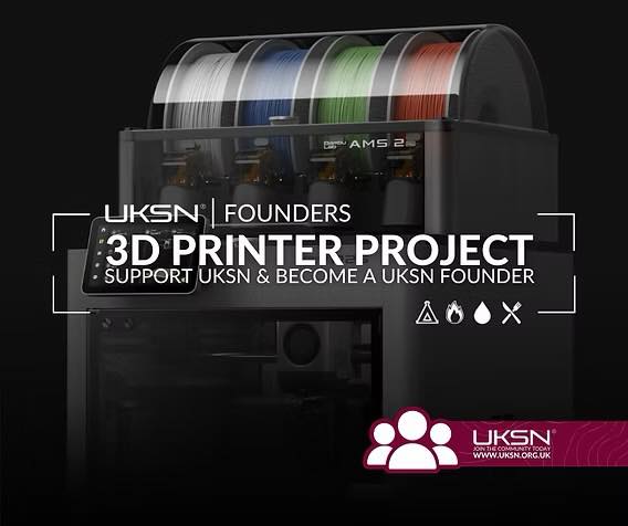 We’re making progress on the UKSN Founders: 3D Printer Project!
With early support from the community - and an upcoming affiliate payout from our friends at EcoFlow - we’ll soon be reaching our first £250 towards the project goal.
The aim is to bring production in-house so we can start creating practical UKSN gear including LoRa / Meshtastic cases, comms accessories, NFC tools, and more.
Founder benefits include:
* Store credit matching your support
* Lifetime discount on UKSN 3D printed products
* Early access to future releases
* Digital Founder badge
* Access to the exclusive Founders updates group
Read more and become a Founder:
https://www.uksn.org.uk/post/uksn-founders-3d-printer-project-help-us-build-uksn-gear-in-house
#UKSN #3DPrinting #Meshtastic #LoRa #CommsGear #MakerCommunity #FieldGear #UKSNFounders