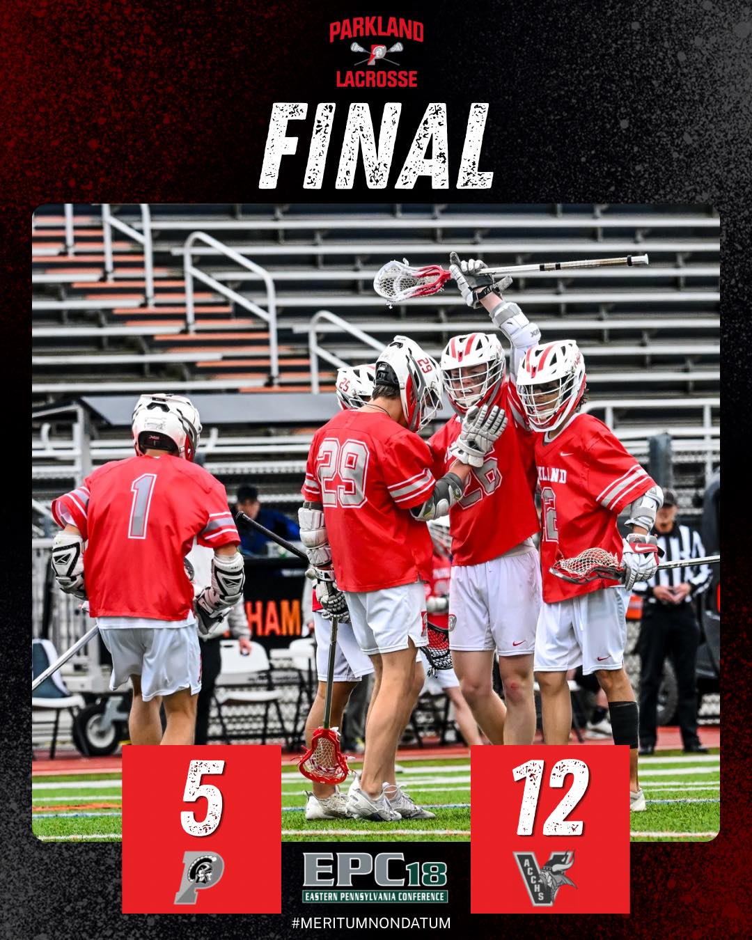 🚨Final🚨
Disappointed is an understatement. Work to do before district play begins.
Next Up: Tuesday, May 19th District XI Semifinals
#26season #phsboyslax #meritumnondatum #NEJR