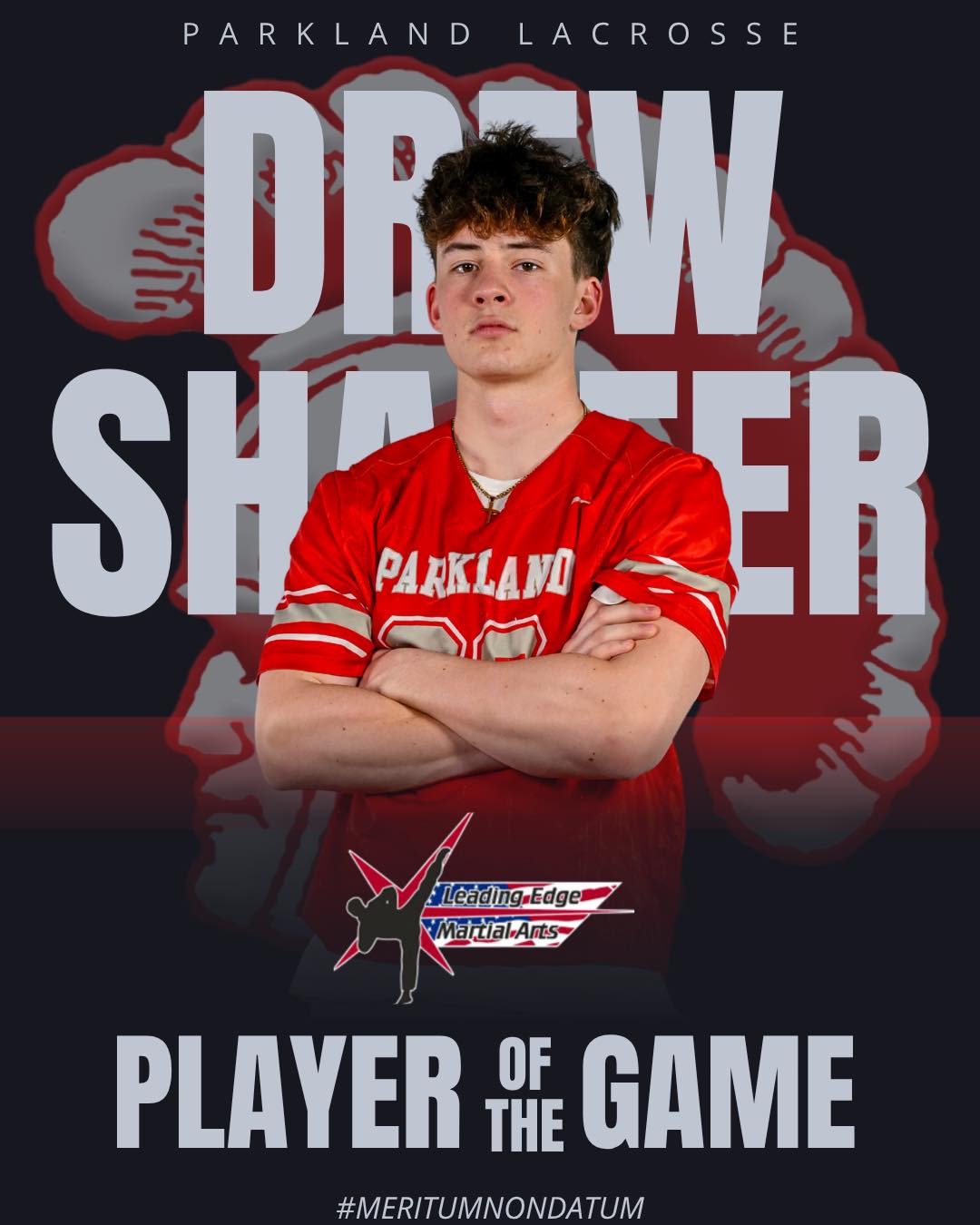 Congratulations to drewby.shaffer on earning the Leading Edge Martial Arts Defensive Player of the Game against Central Catholic.
#26season #phsboyslax #meritumnondatum #NEJR