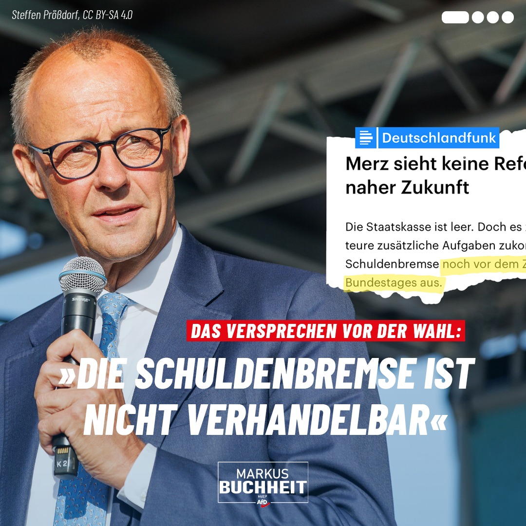 Die Regierung Merz ist genau ein Jahr im Amt. Wir haben uns das Mal zum Anlass genommen, genau hinzuschauen: Was hat Merz von den Versprechungen umgesetzt, die er den Bürgern vor der Wahl gegeben hat? Was wurde eigentlich … aus dem Festhalten an der Schuldenbremse?