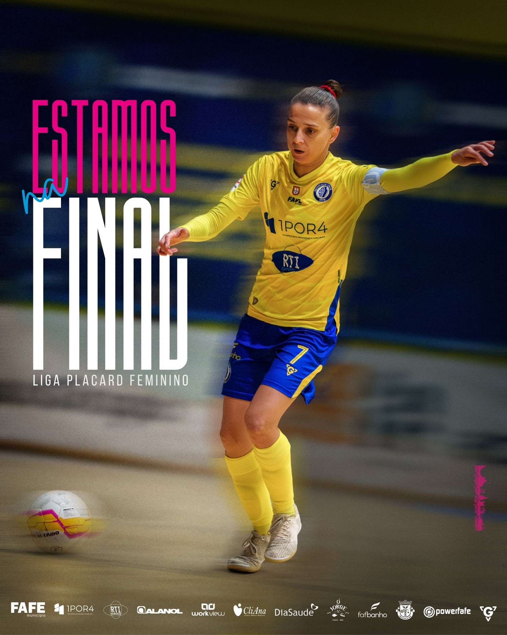 6⃣ anos consecutivos na final da Liga Placard Feminino 👊 💛💙
#peloGRUPOporFAFEparaVENCER