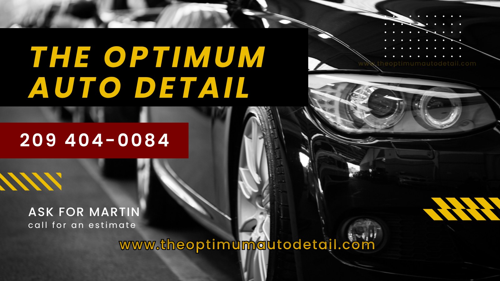For Professional detail service, call Martín at 209 404-0084
1121 Doker Dr #1
Modesto, California
www.theoptimumautodetail.com
#ModestoCalifornia #modesto #autodetail #autodetailing
#FullDetail #exteriorhanwash